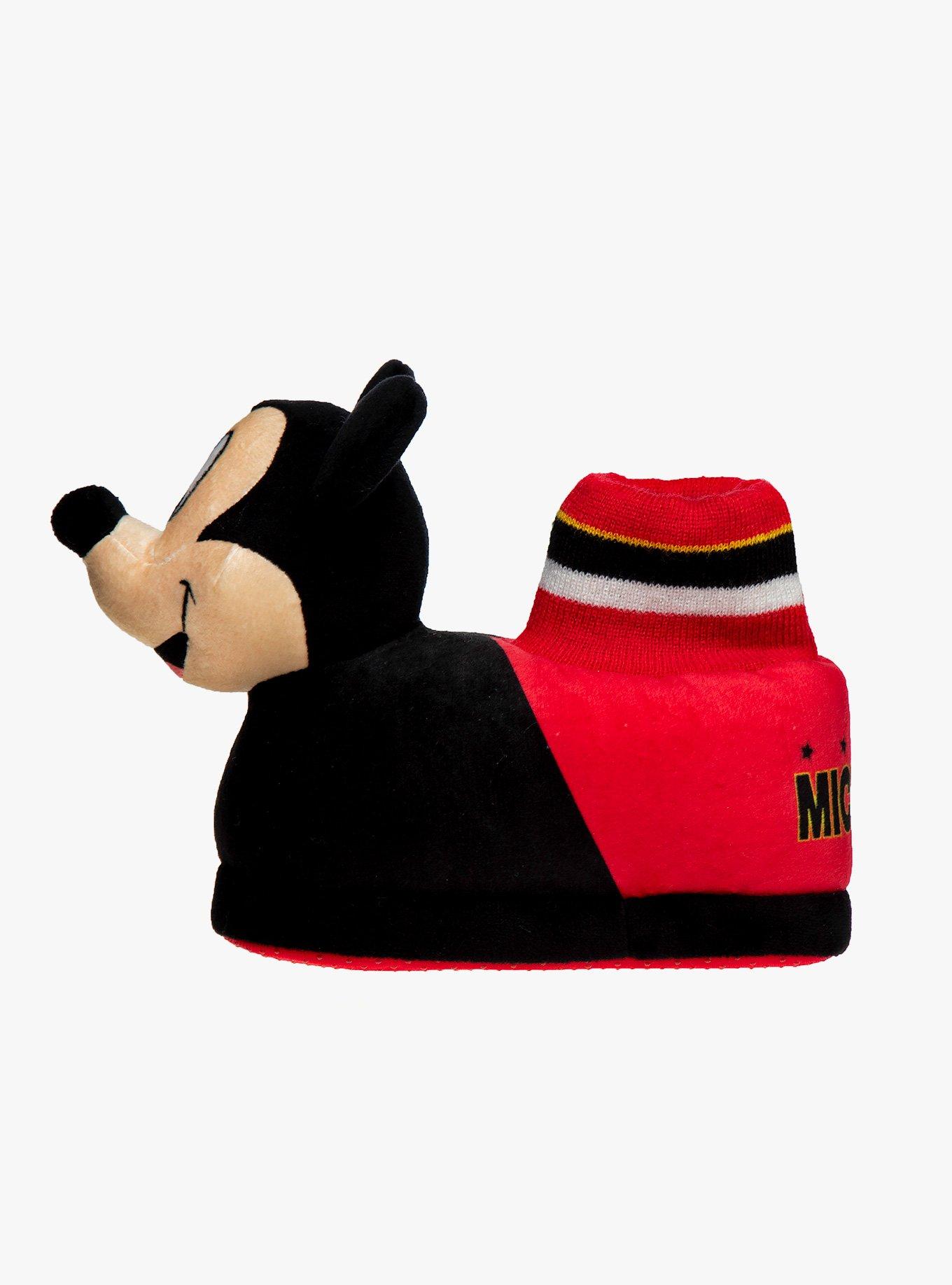 Disney Mickey Mouse Youth Slippers, BLACK, alternate