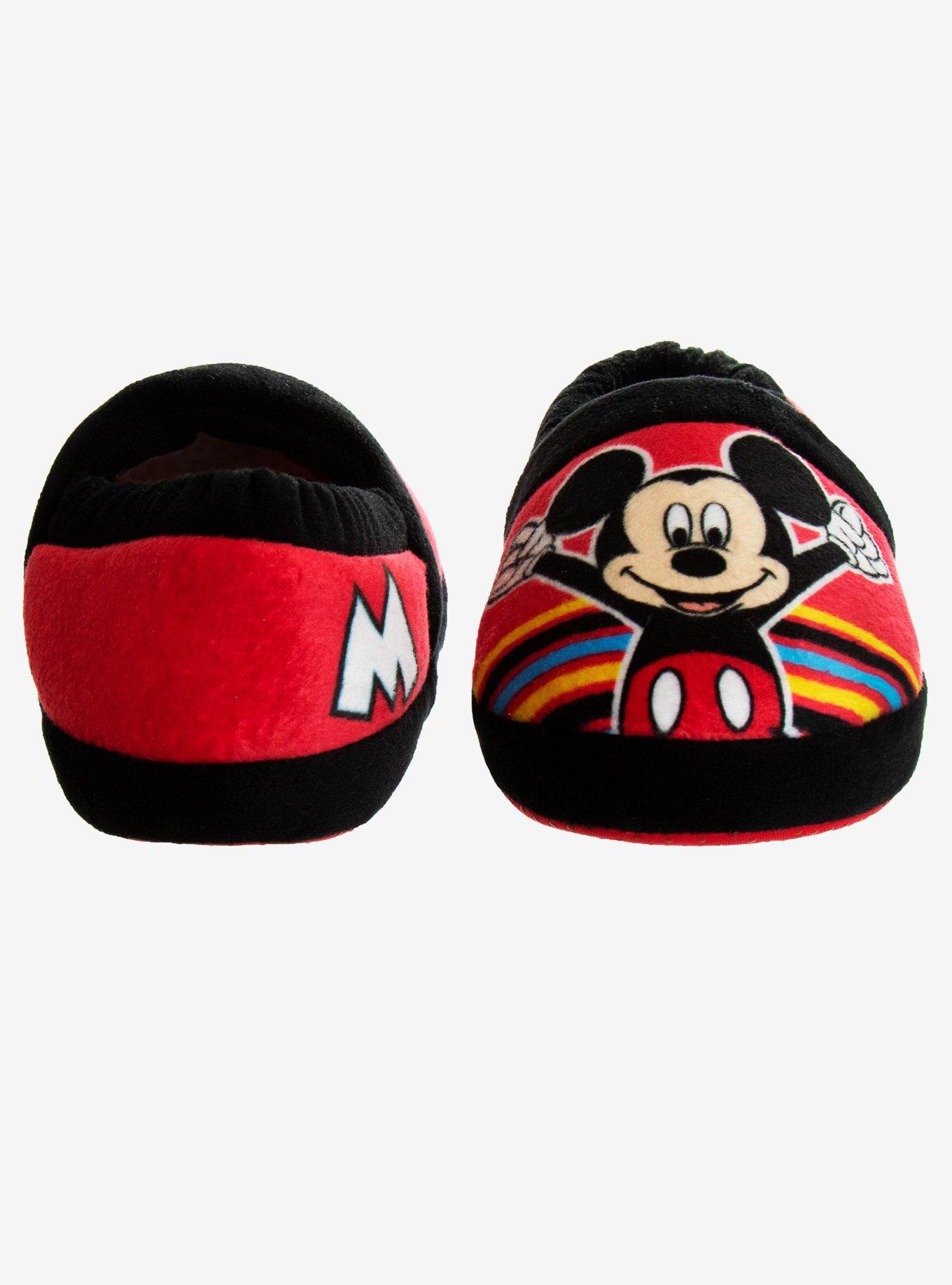 Disney Mickey Mouse Iconic Toddler Slippers, RED, alternate