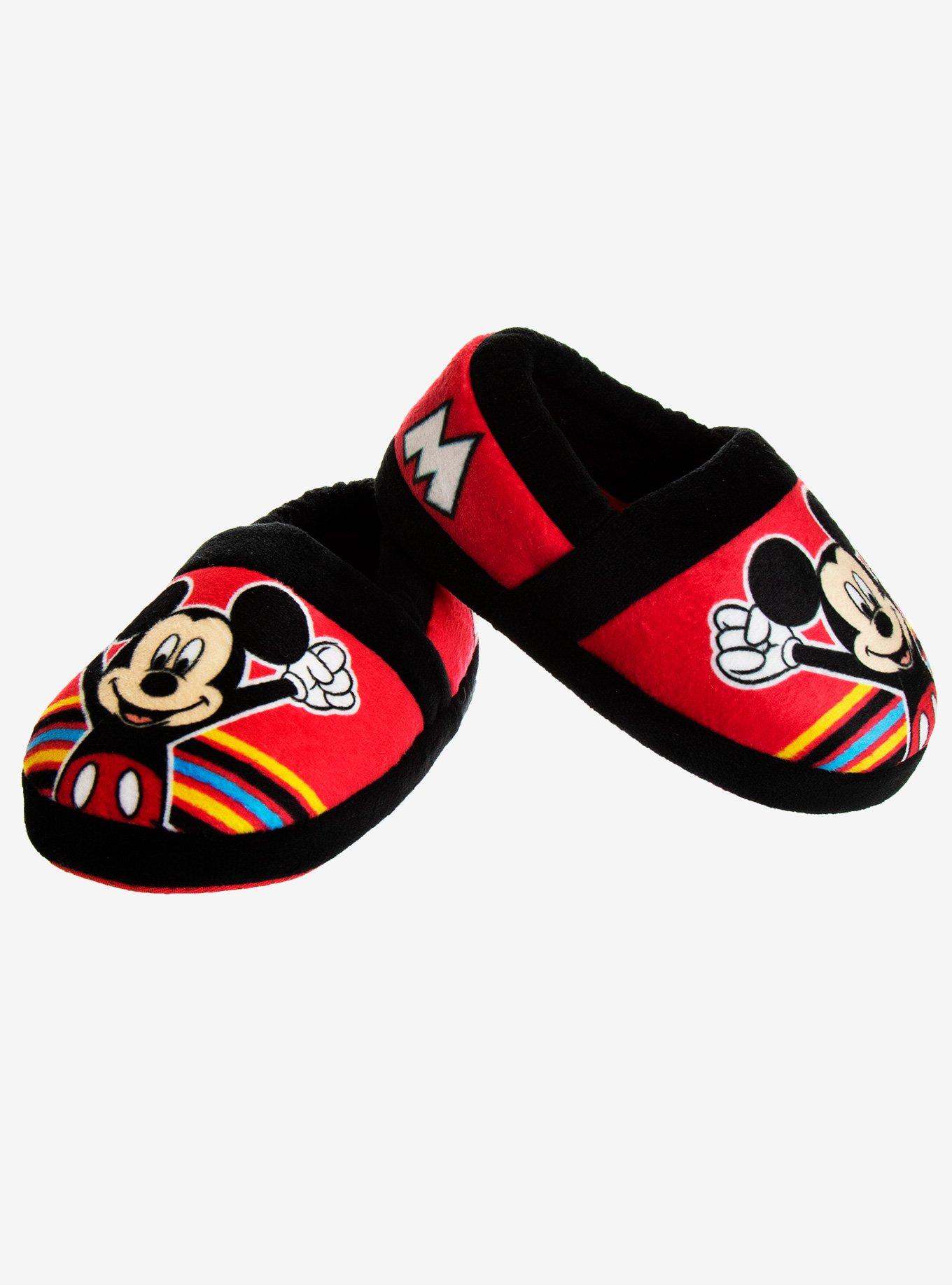 Disney Mickey Mouse Iconic Toddler Slippers, RED, alternate