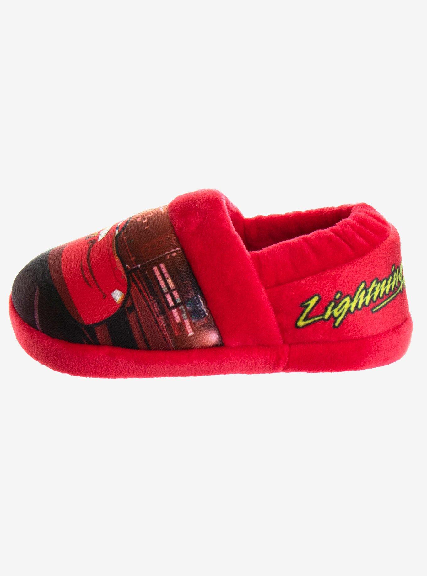 Disney Pixar Cars Lightning McQueen Youth Slippers, RED, alternate