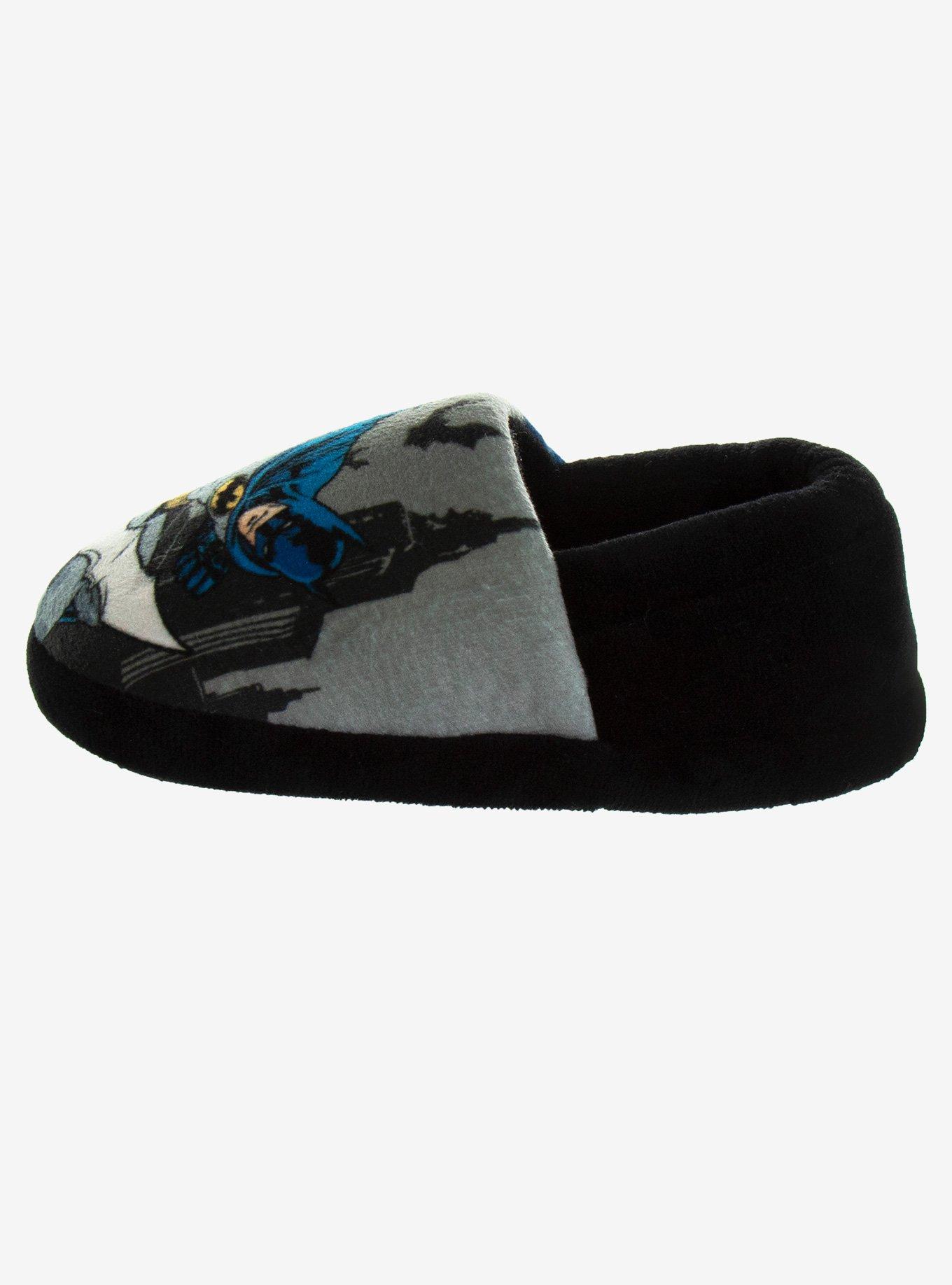 Dc Comics Batman Gotham Hero Youth Slippers, BLACK, alternate