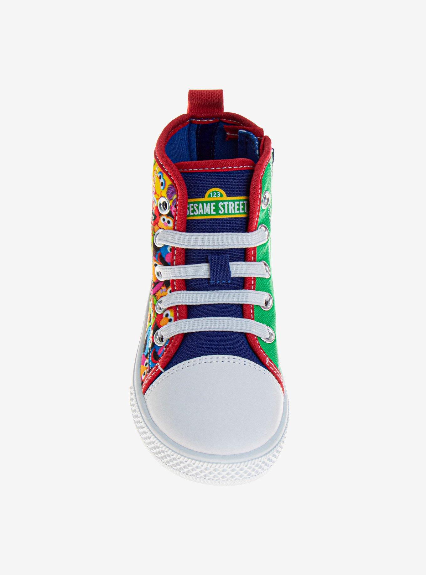 Sesame Street All Your Friends Hi-Top Youth Sneakers, MULTI, alternate