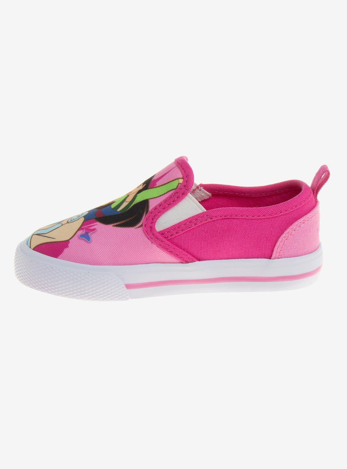 Disney Princesses Slip On Canvas Toddler Sneakers, PINK, alternate