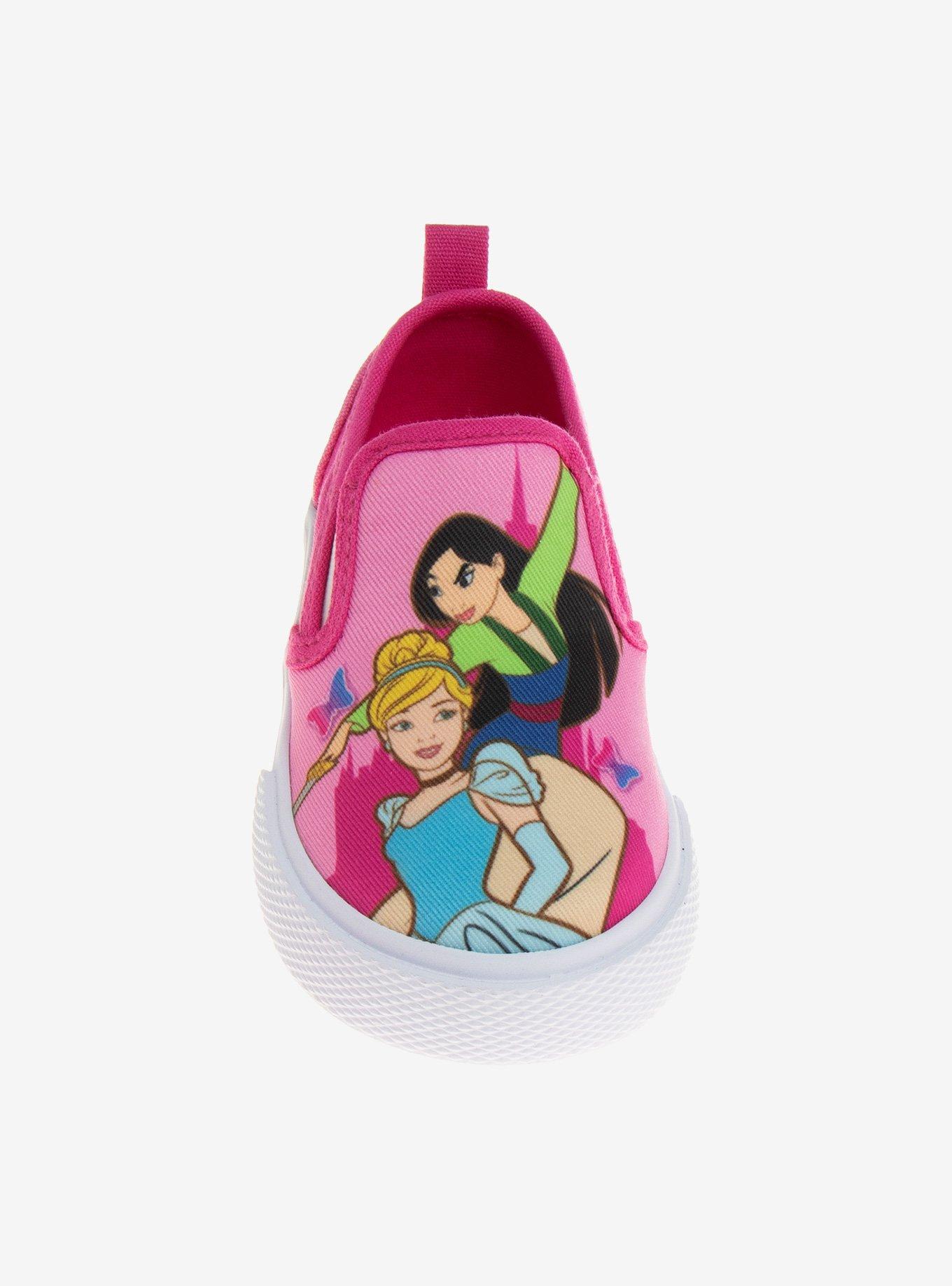 Disney Princesses Slip On Canvas Toddler Sneakers