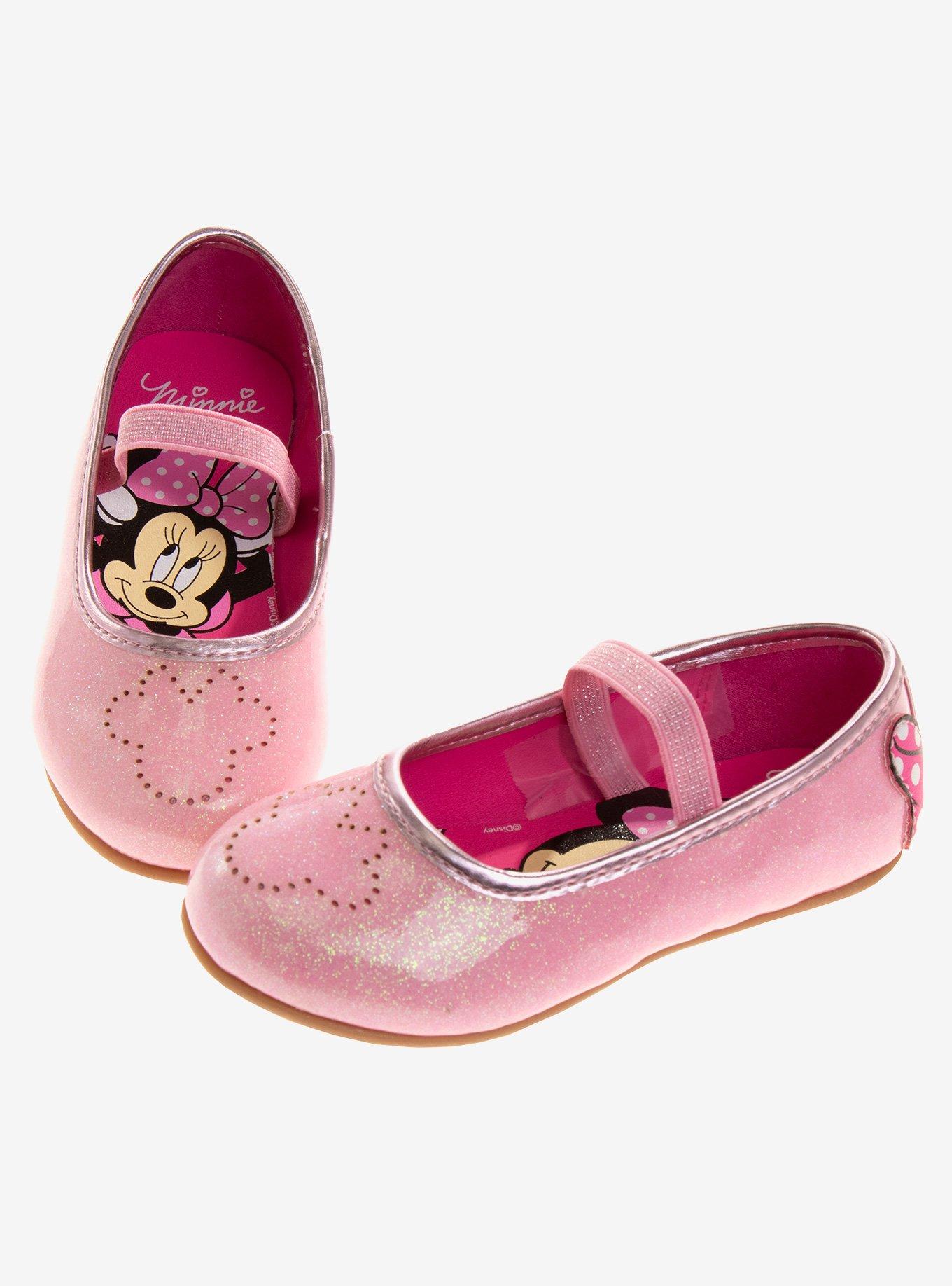 Disney Minnie Mouse Toddler Flat Shoes, PINK, alternate