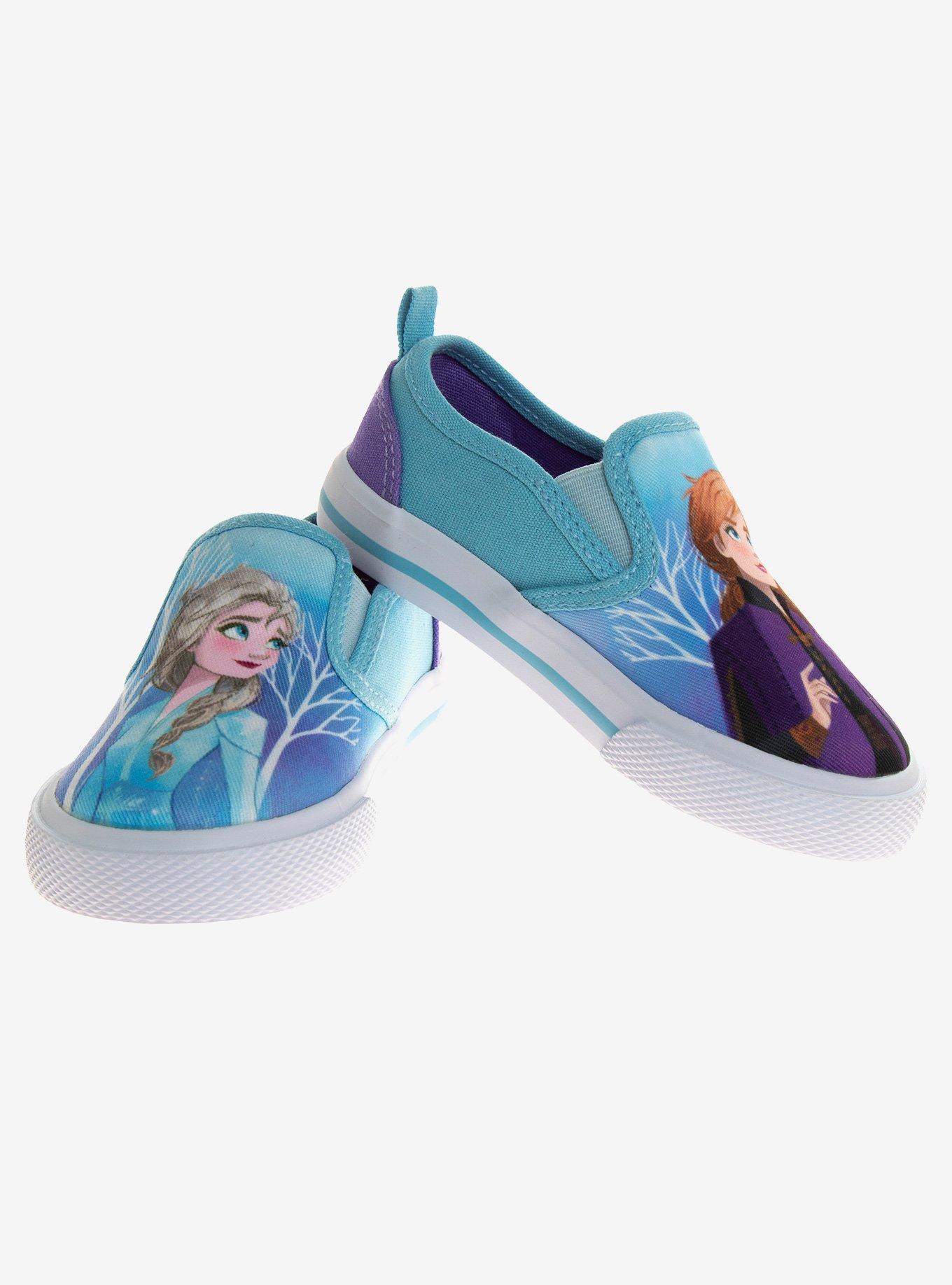 Disney Frozen Slip On Canvas Toddler Sneakers, , hi-res