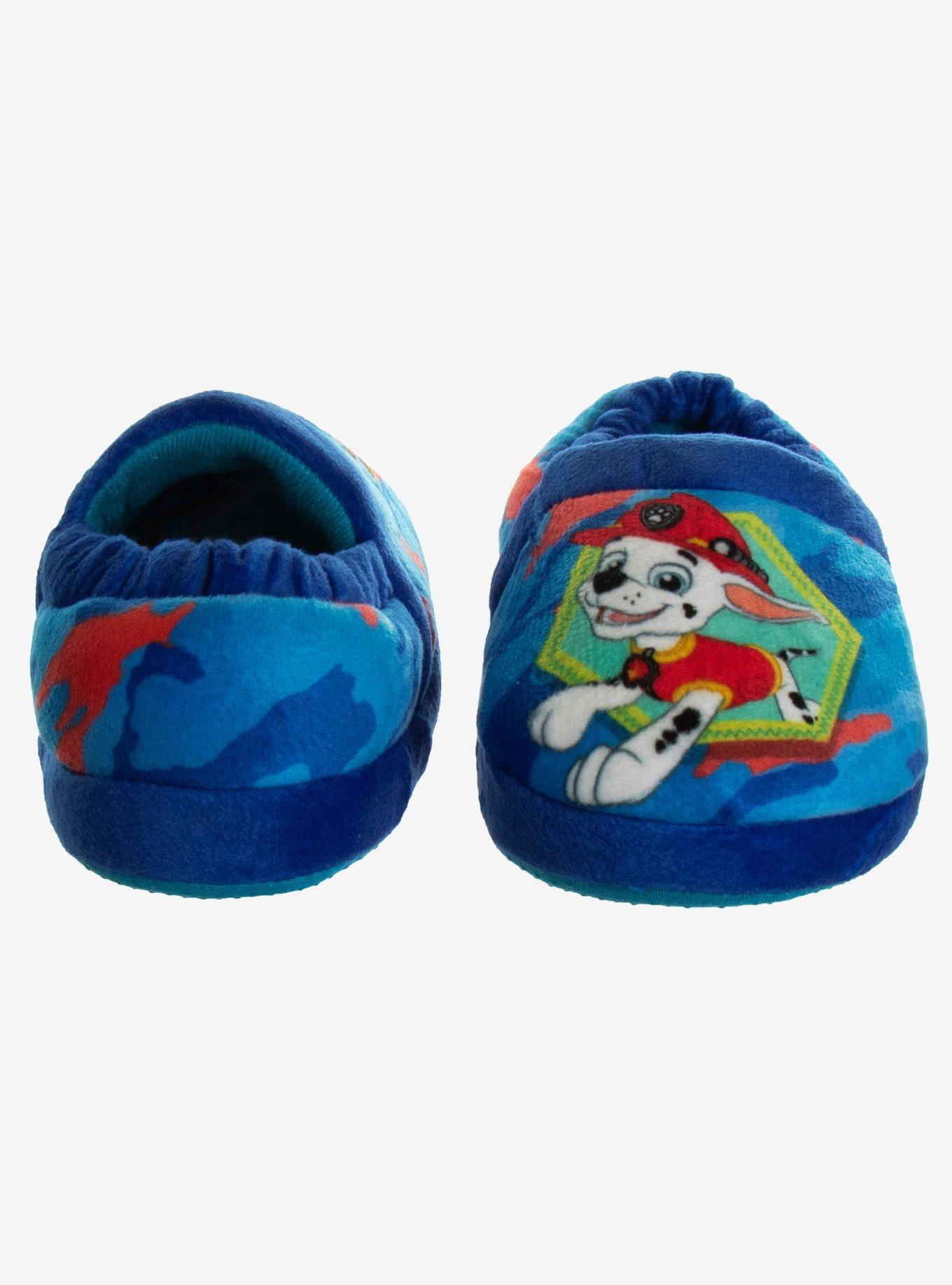 Paw Patrol Marshall & Chase Dual Sizes Toddler Slippers, BLUE, alternate