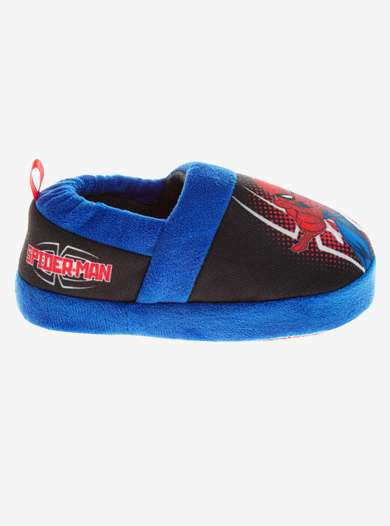 Marvel Spider-Man Spider-Sense Dual Sizes Toddler Slippers, BLUE, alternate