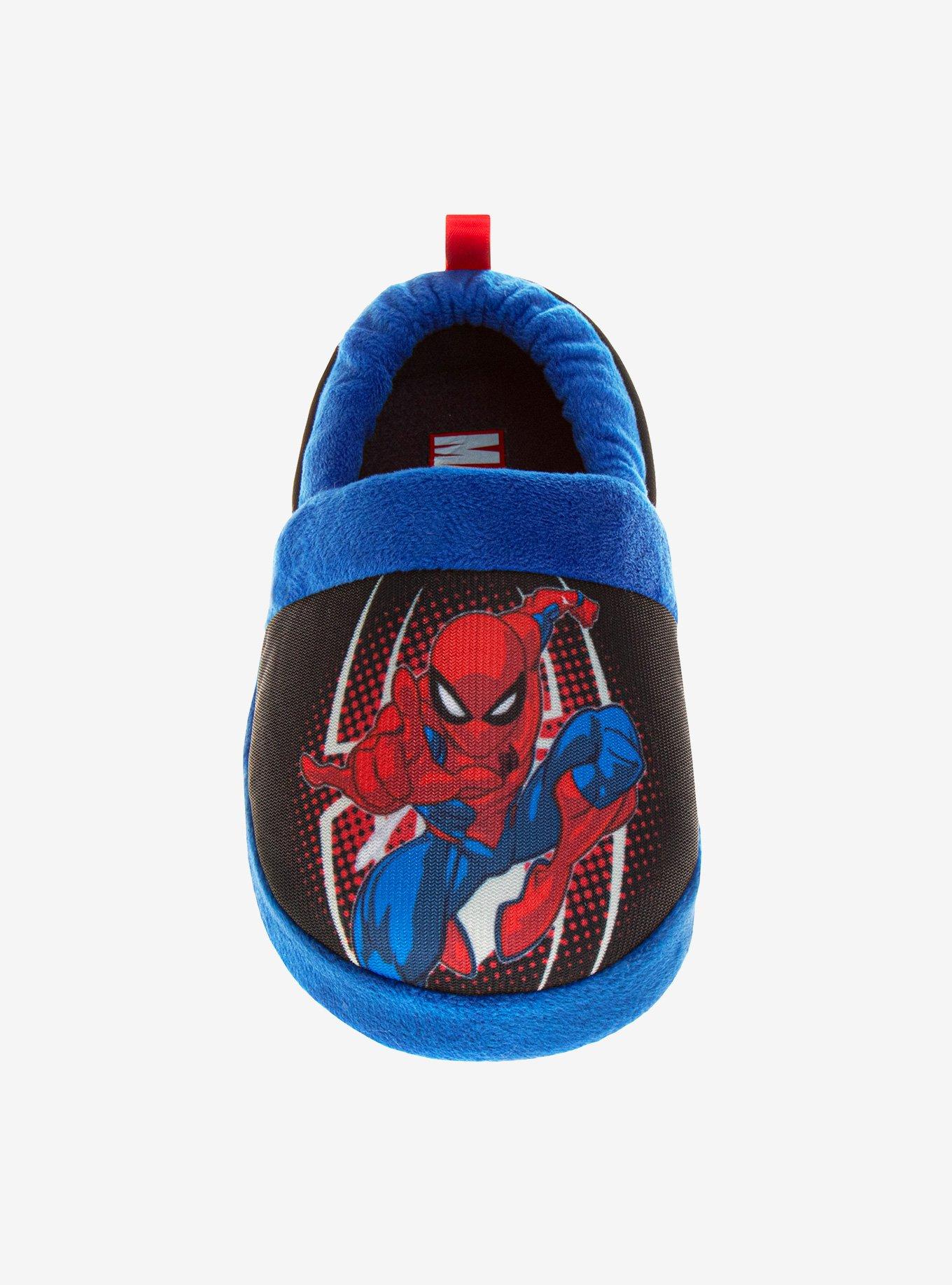 Marvel Spider-Man Spider-Sense Dual Sizes Toddler Slippers, BLUE, alternate