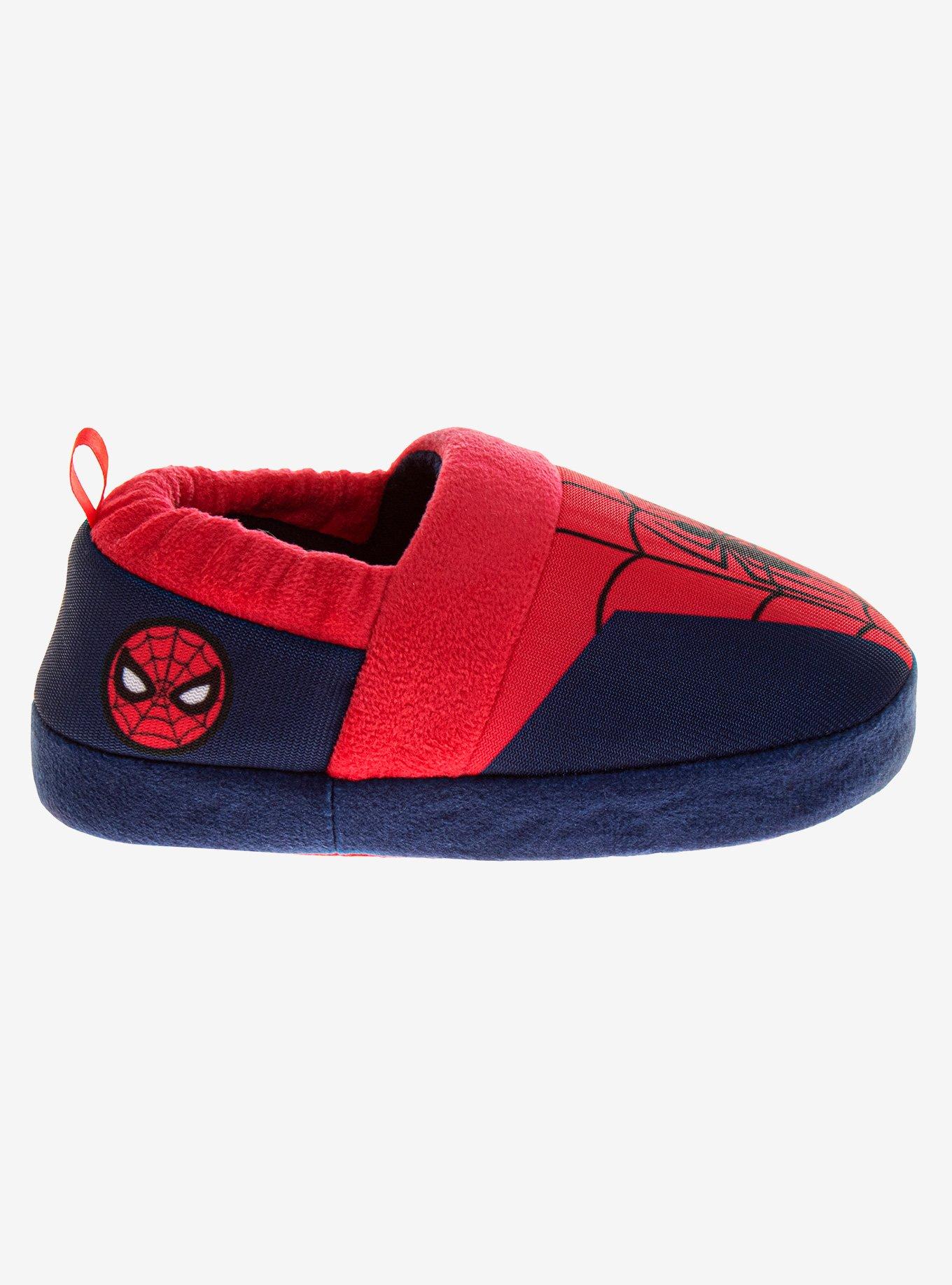 Marvel Spider-Man Suit Dual Sizes Toddler Slippers, RED, alternate