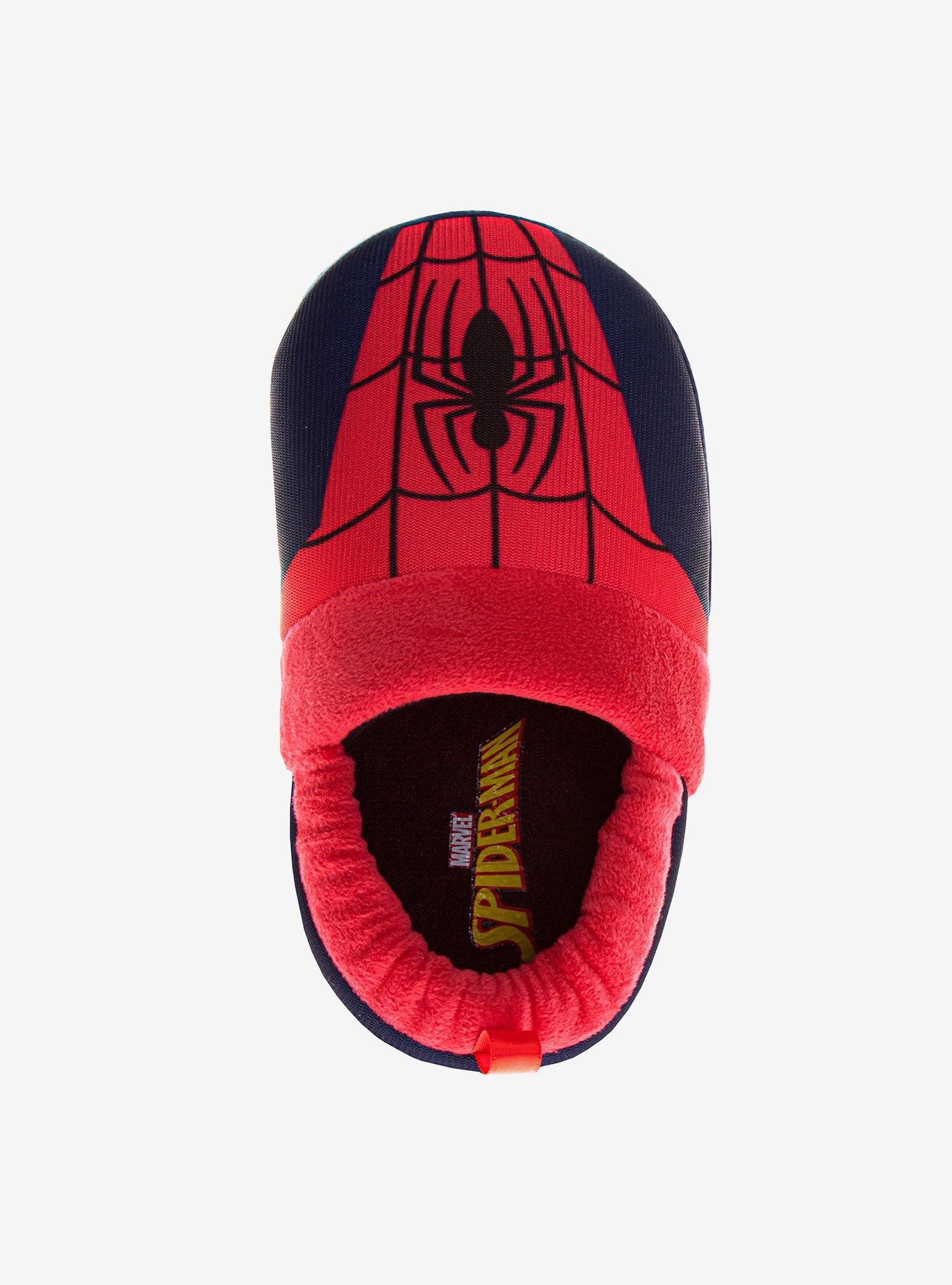 Marvel Spider-Man Suit Dual Sizes Toddler Slippers, RED, alternate