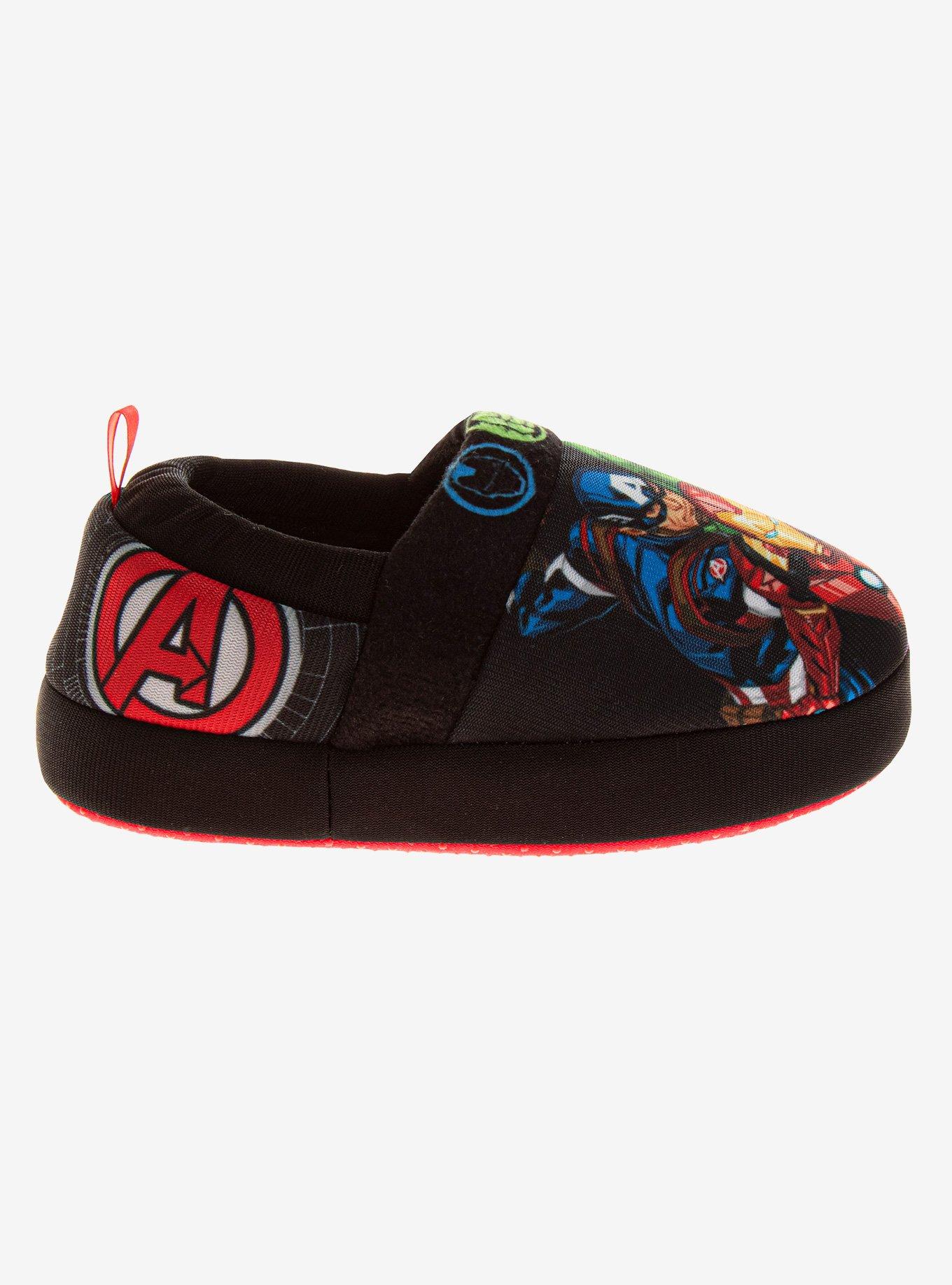 Marvel Avengers Dual Sizes Toddler Slippers, BLACK, alternate