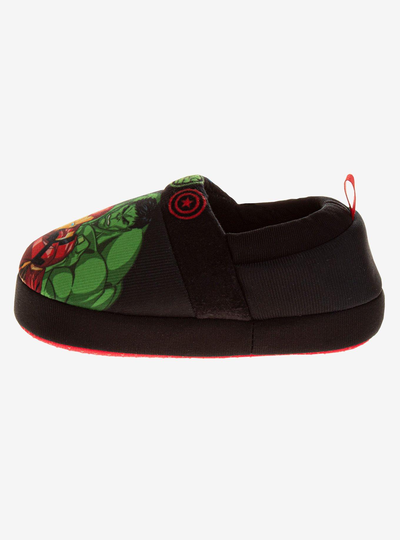 Marvel Avengers Dual Sizes Toddler Slippers, BLACK, alternate