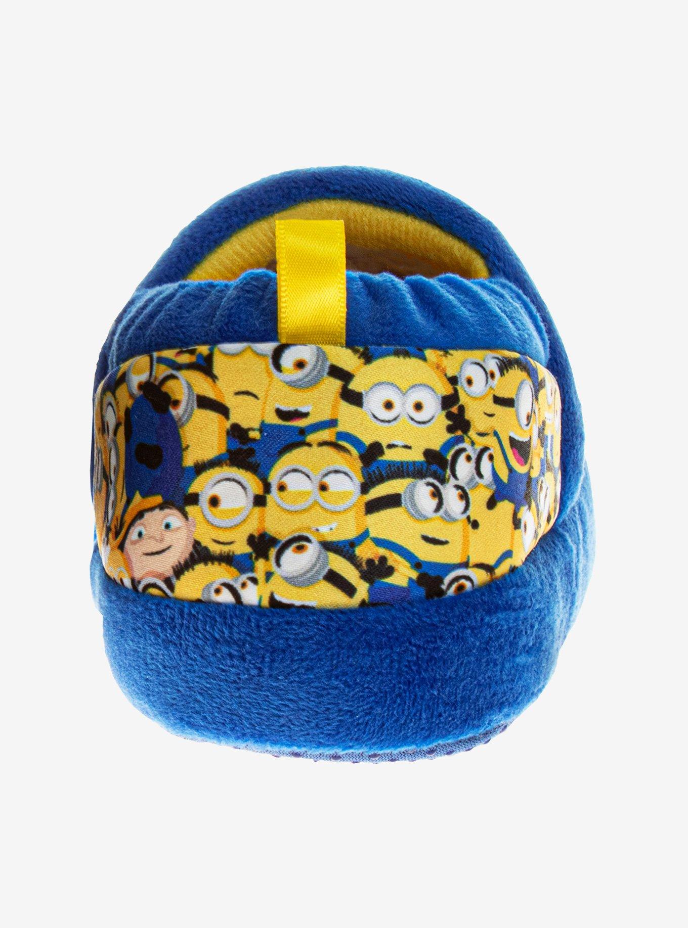 Despicable Me Minions Dual Sizes Toddler Slippers, BLUE, alternate