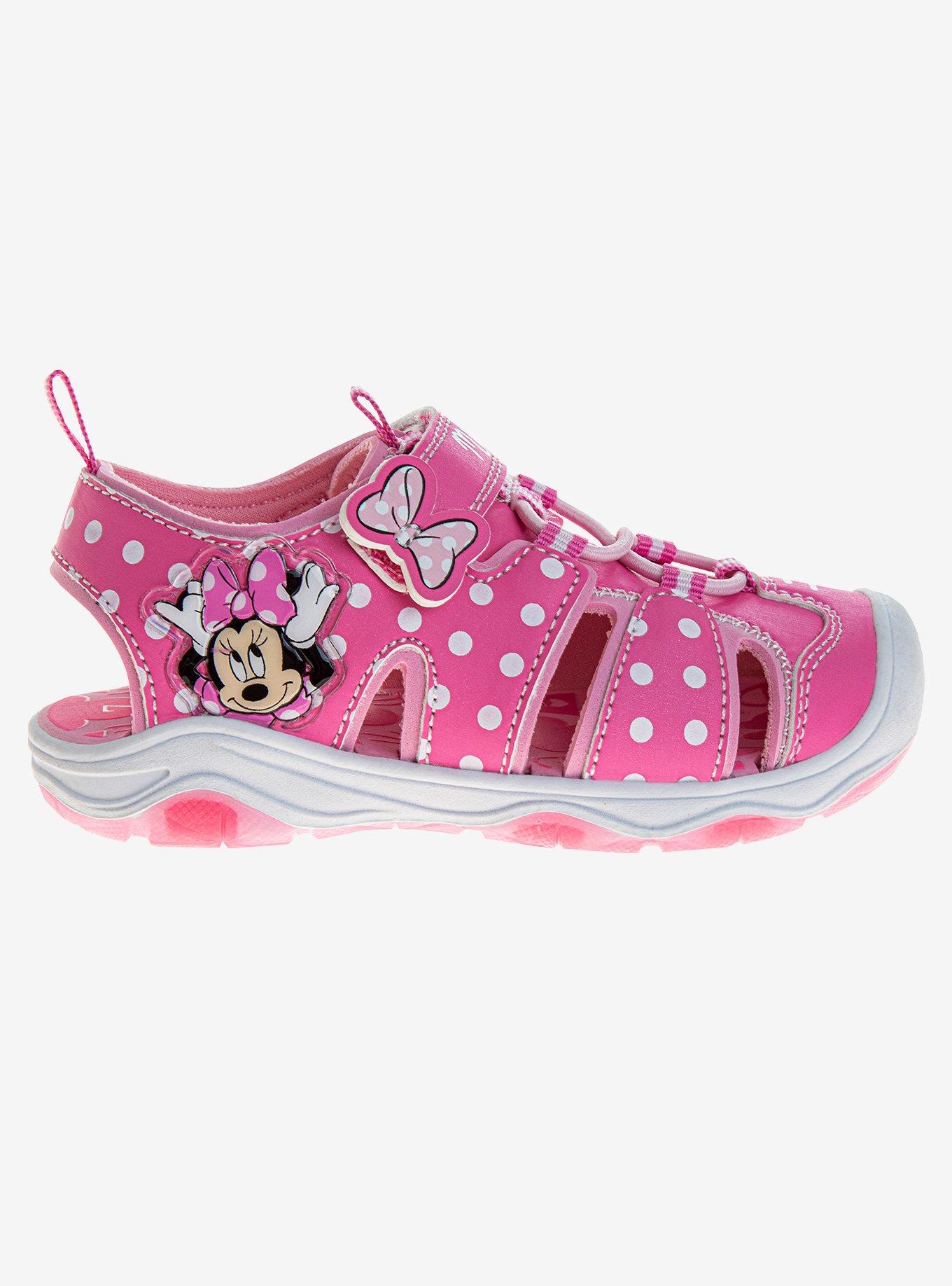 Disney Minnie Mouse Closed Toe Youth Sport Sandals, PINK, alternate