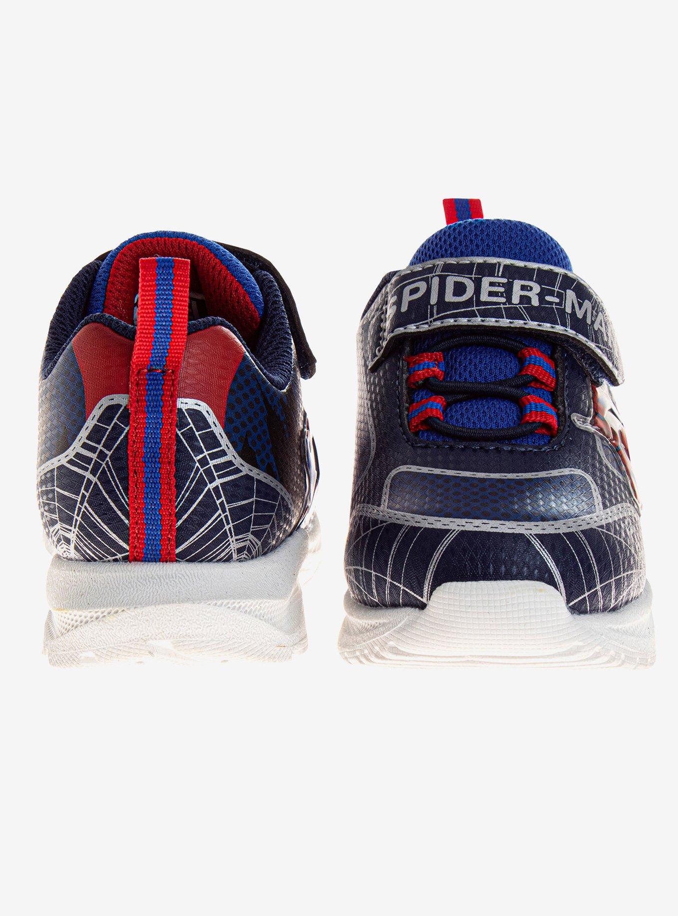 Marvel Spider-Man Web Hero Light Up Toddler Sneakers, BLUE, alternate