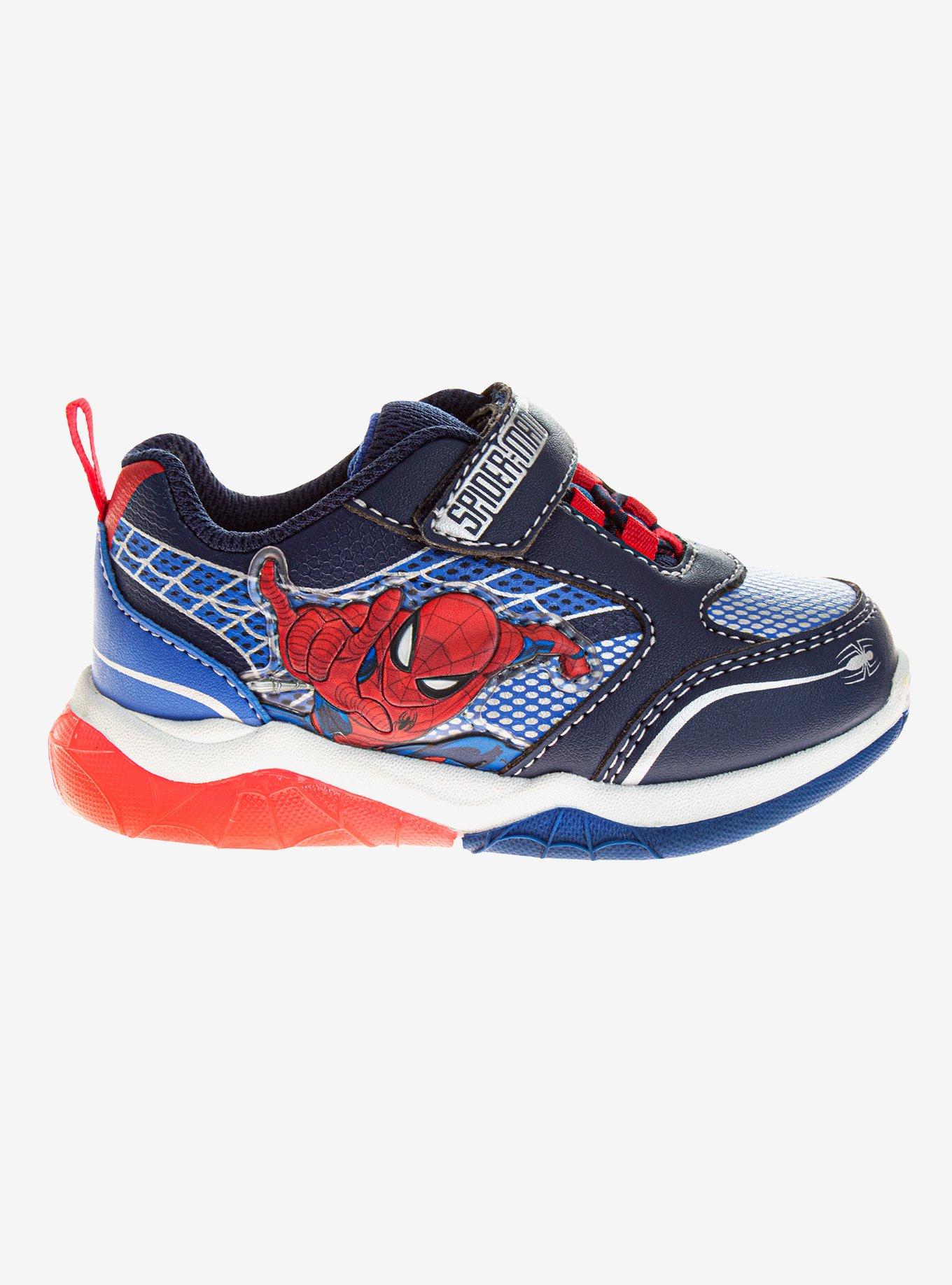 Marvel Spider-Man Spider Sense Light Up Toddler Sneakers, BLUE, alternate