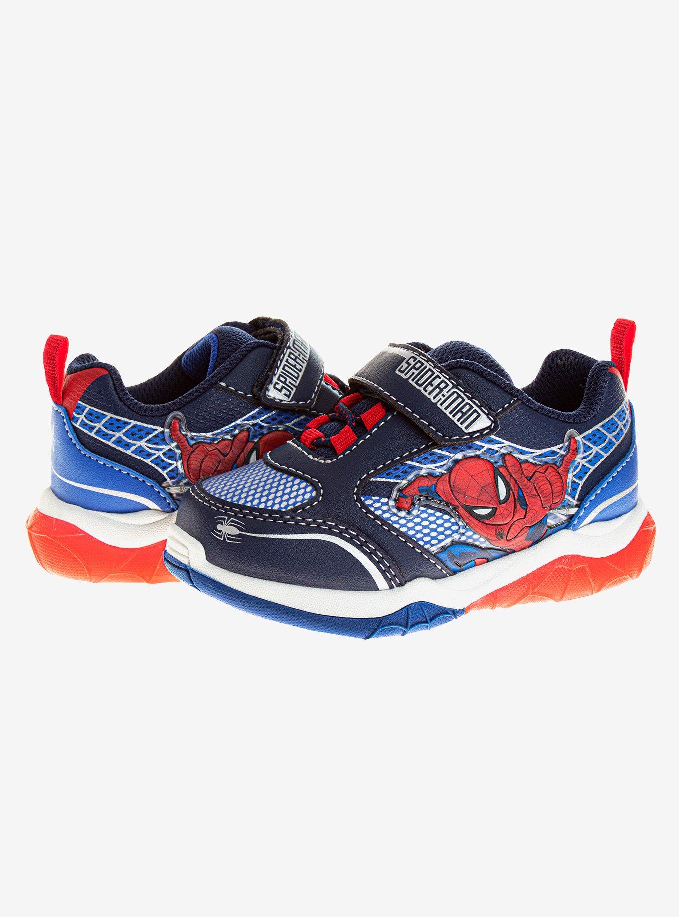 Marvel Spider-Man Spider Sense Light Up Toddler Sneakers, BLUE, alternate