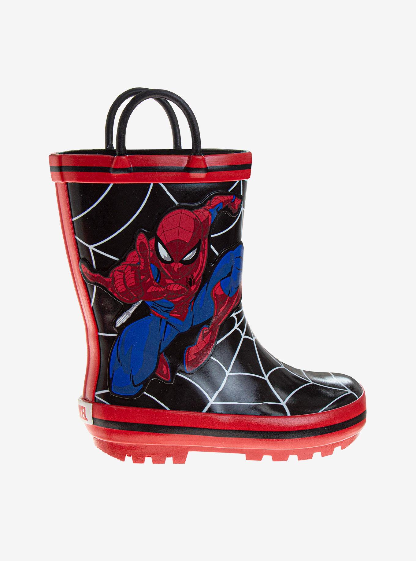 Marvel Spider-Man Loops Toddler Rainboots, BLACK, alternate