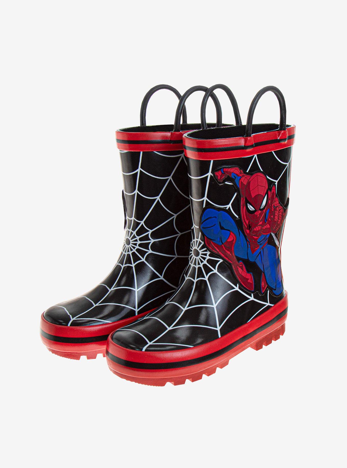 Marvel Spider-Man Loops Toddler Rainboots, BLACK, alternate