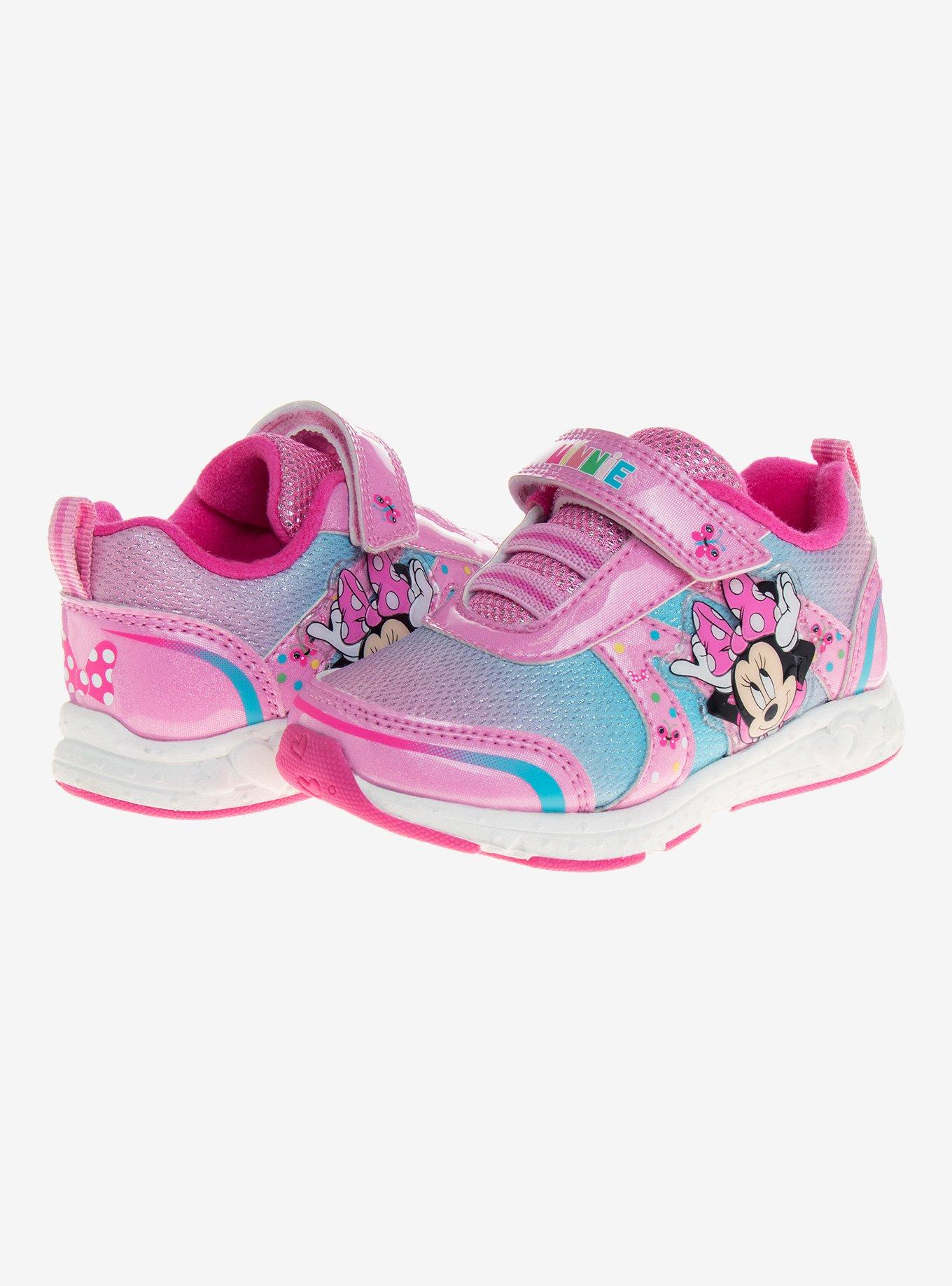 Disney Minnie Mouse Chic Sweet Light Up Toddler Sneakers, PINK, alternate