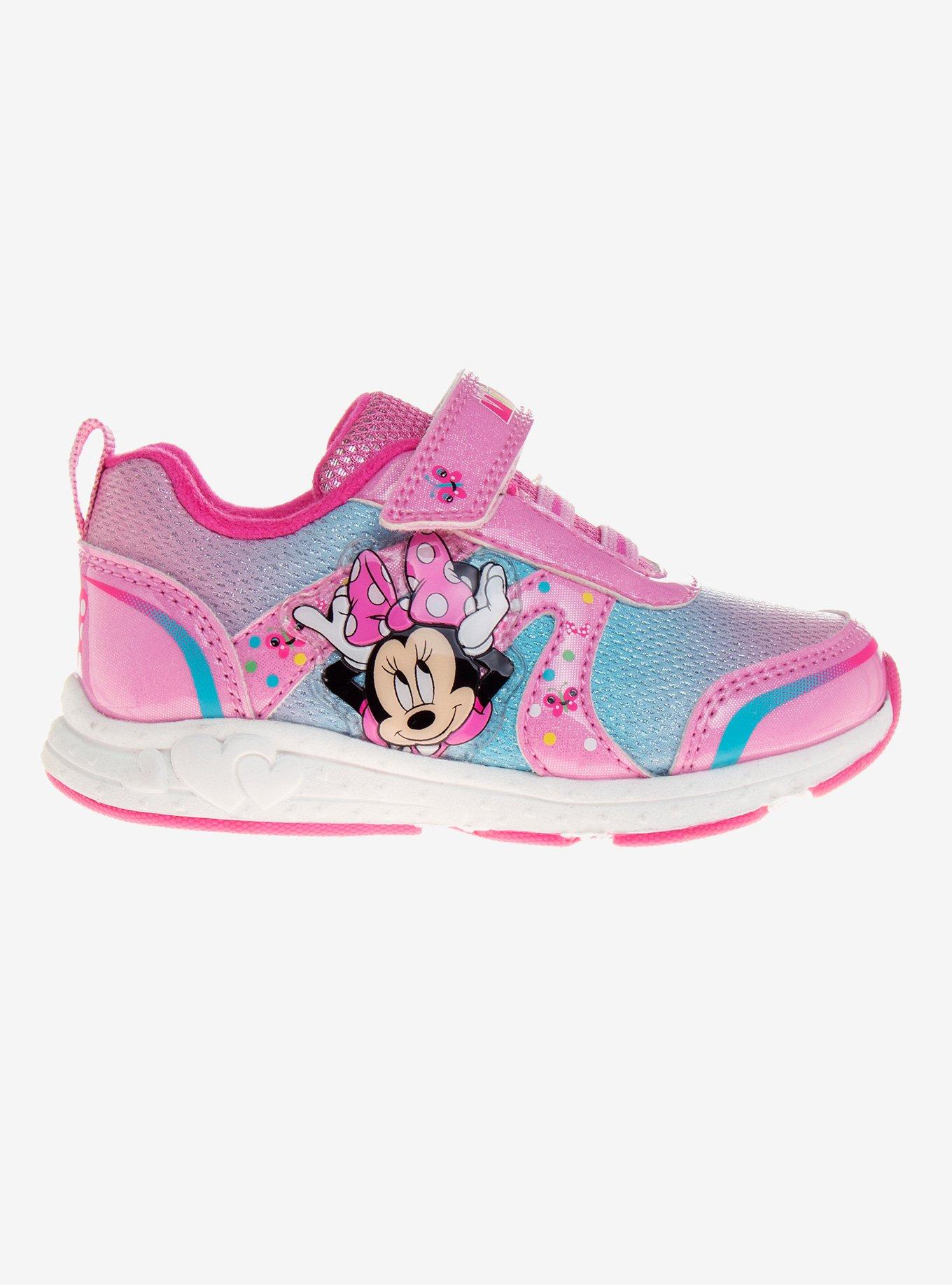 Disney Minnie Mouse Chic Sweet Light Up Toddler Sneakers, PINK, alternate