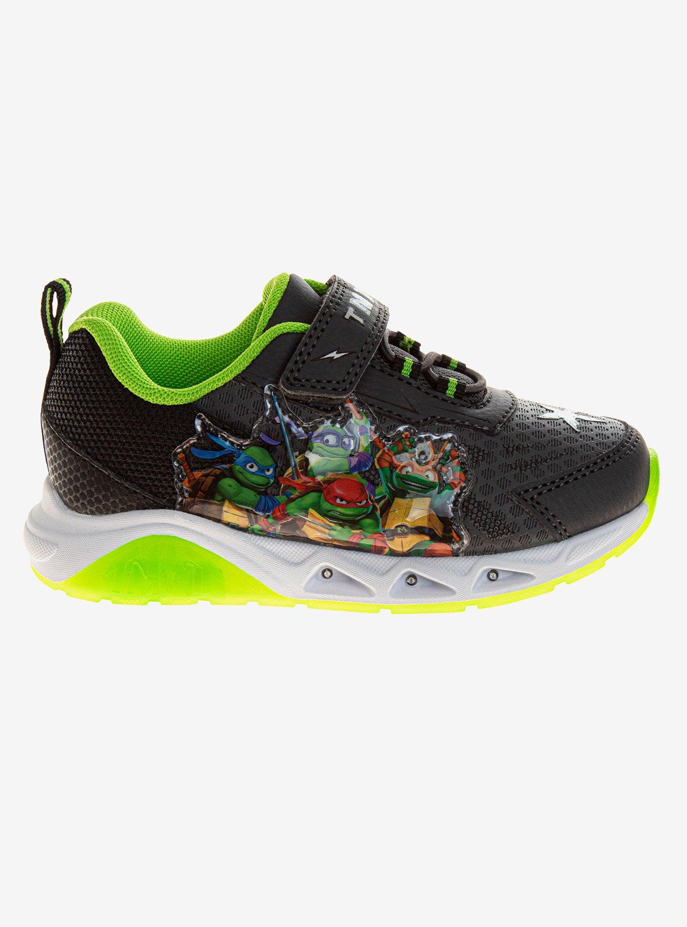 Teenage Mutant Ninja Turtles Light Up Toddler Sneakers, BLACK, alternate