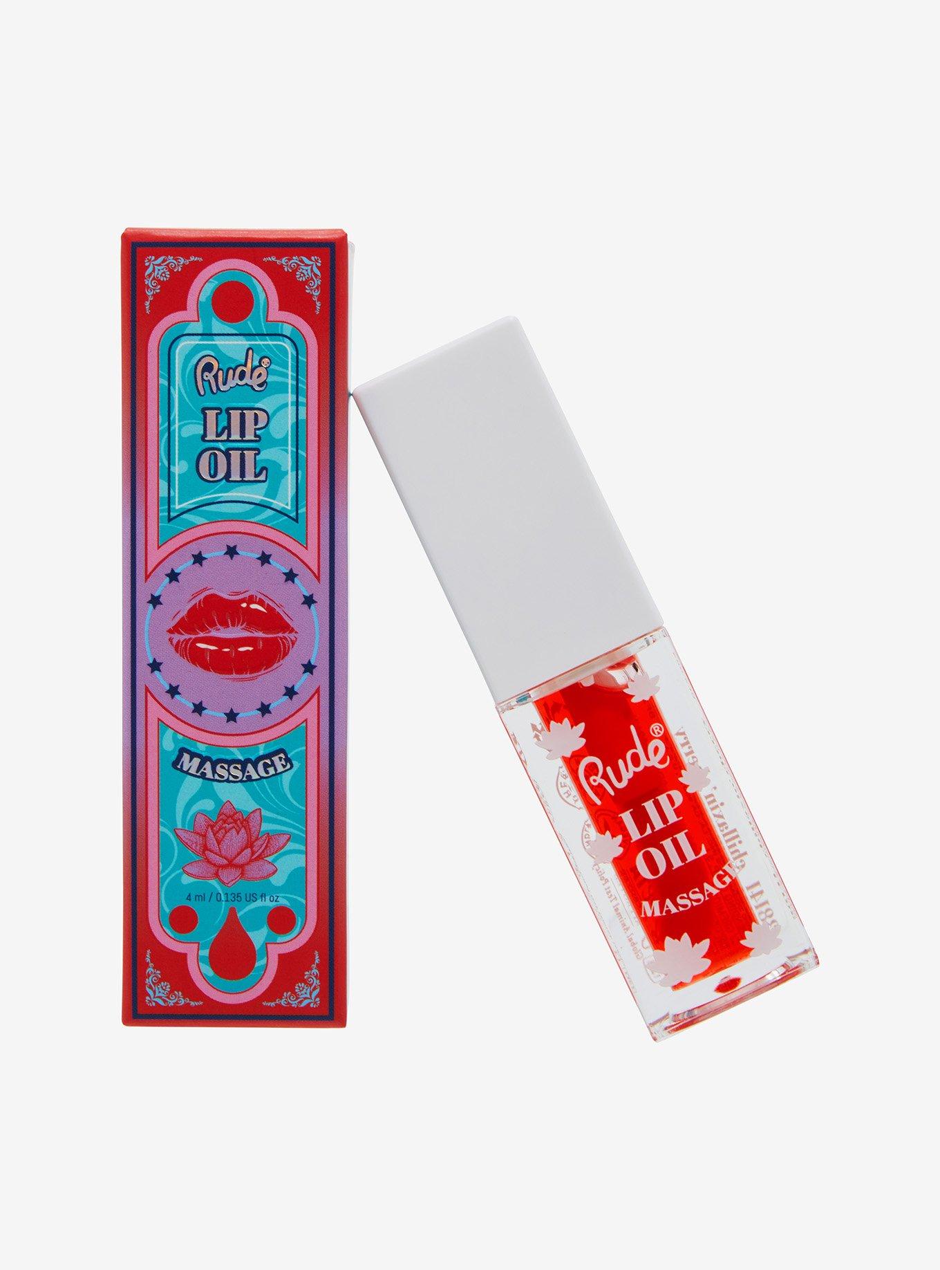 Rude Cosmetics Chillaxin' Cherry Lip Oil, , hi-res