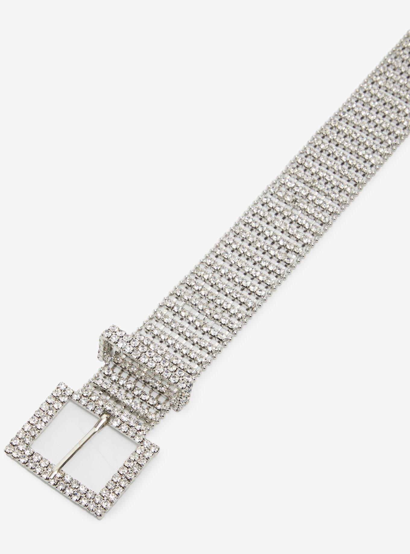 Silver Bling Belt, MULTI, alternate
