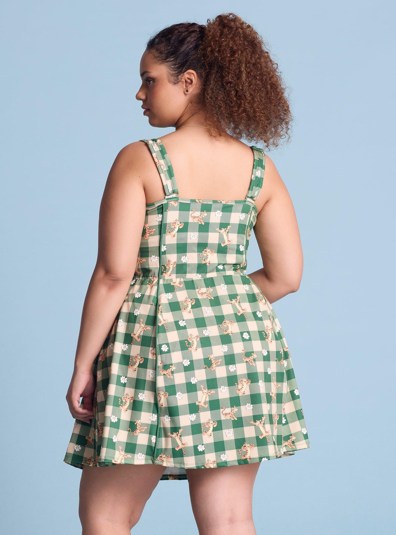 Disney Winnie the Pooh Tigger Floral Allover Print Plus Active Dress — BoxLunch Exclusive