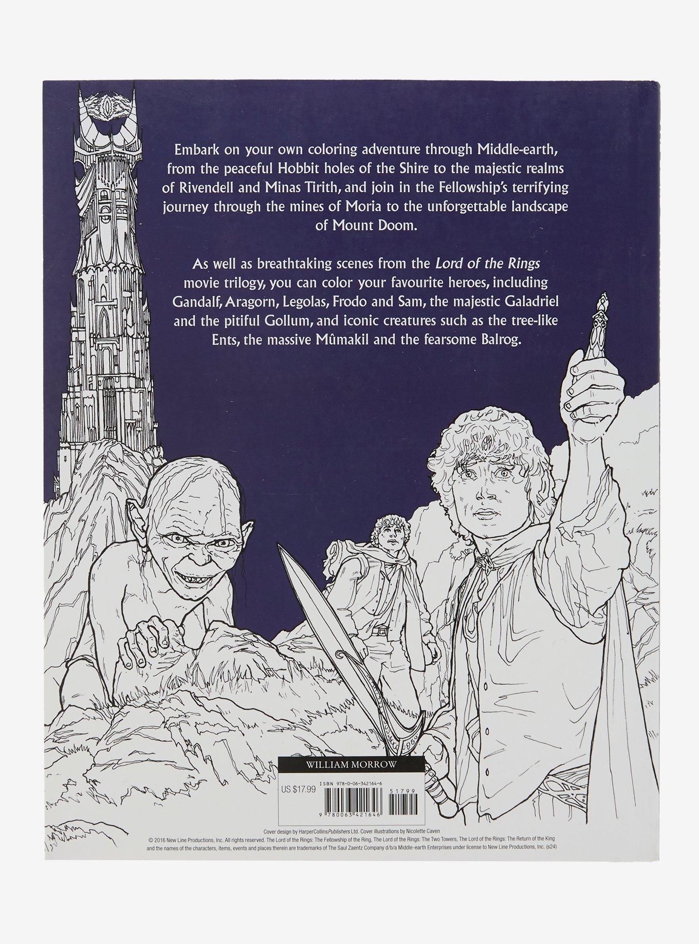 The Lord of the Rings Coloring Book, , hi-res