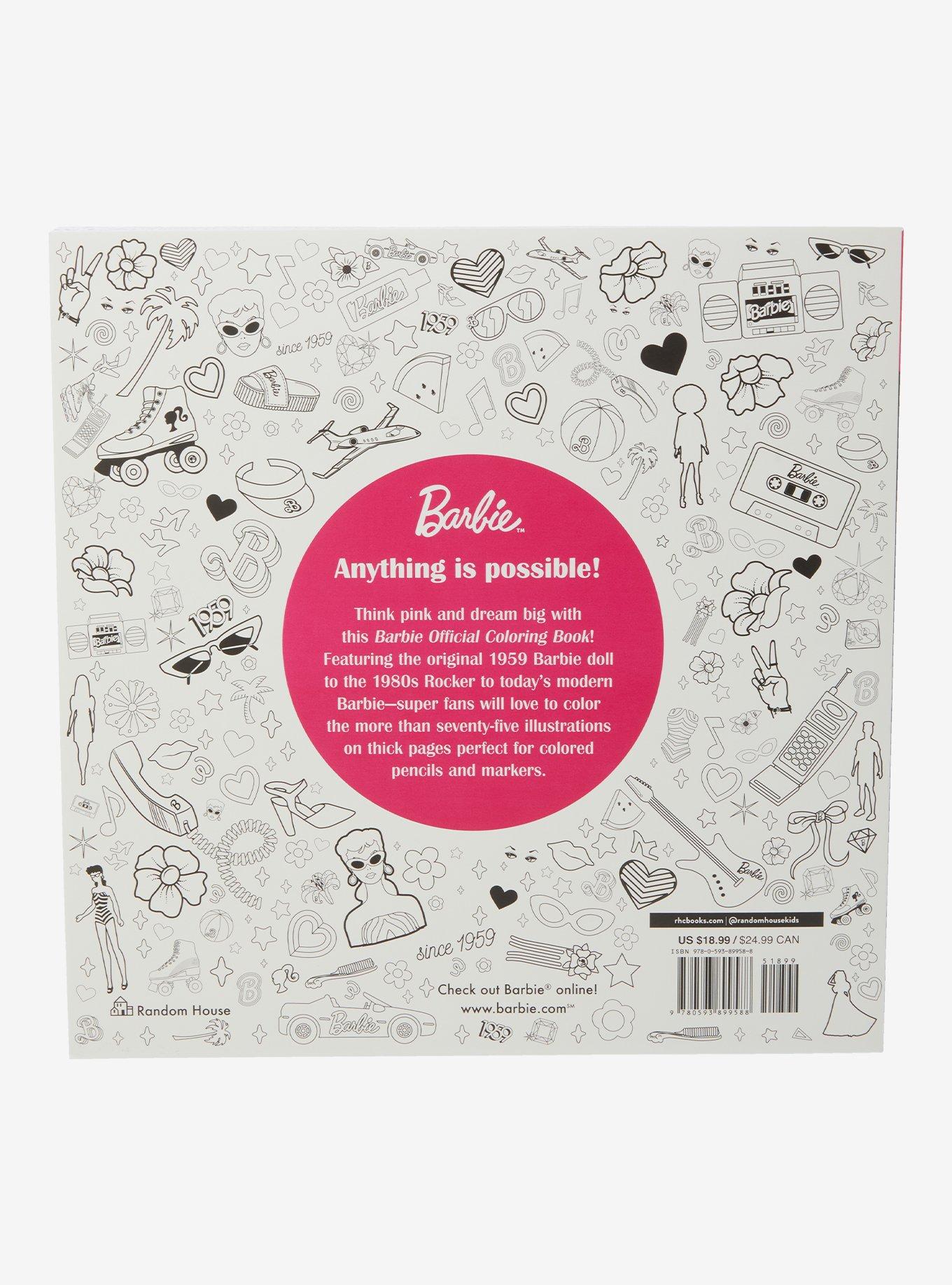 Barbie Official Coloring Book, , hi-res