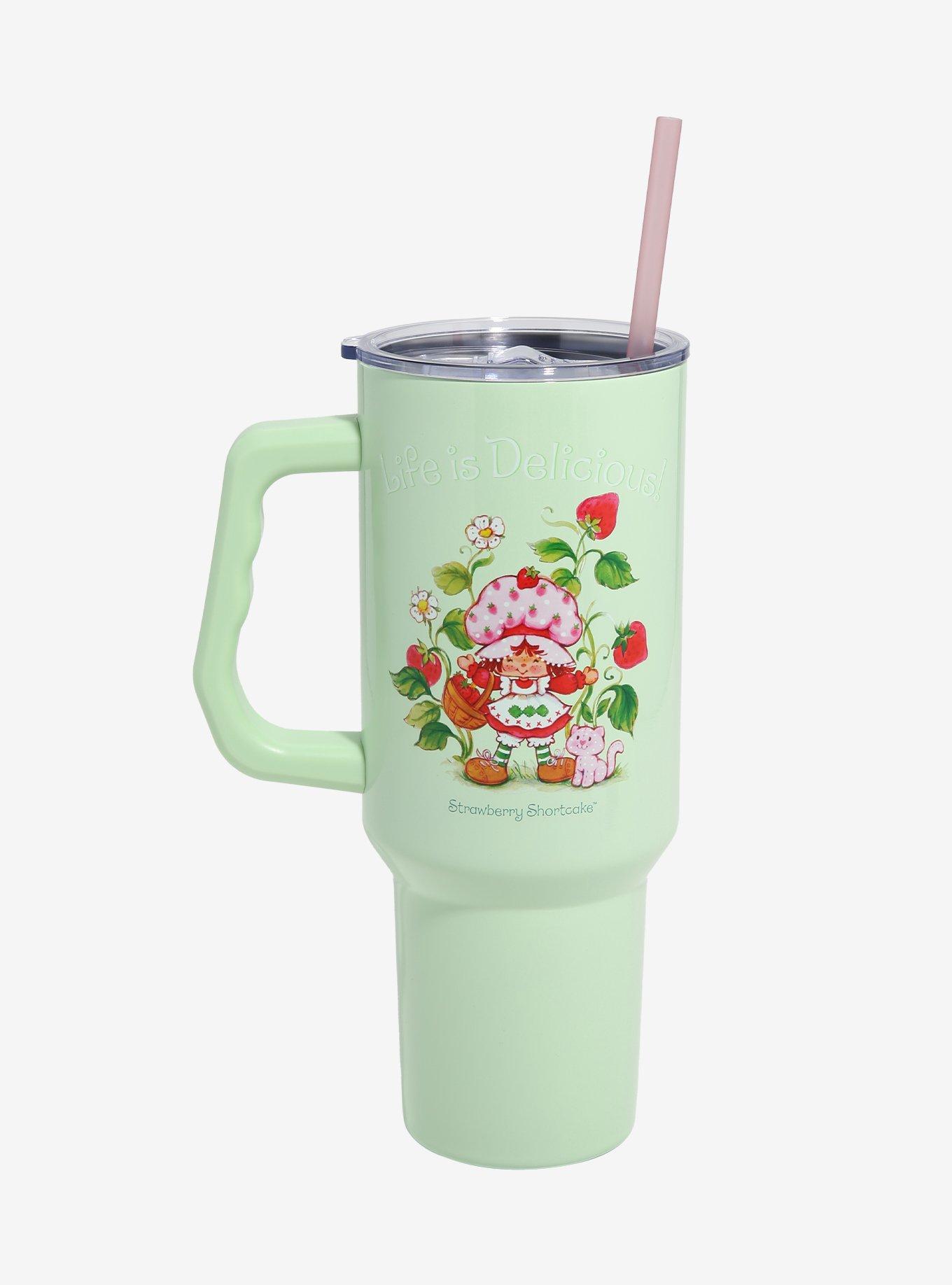 Strawberry Shortcake Life Is Delicious Straw Tumbler with Handle, , hi-res