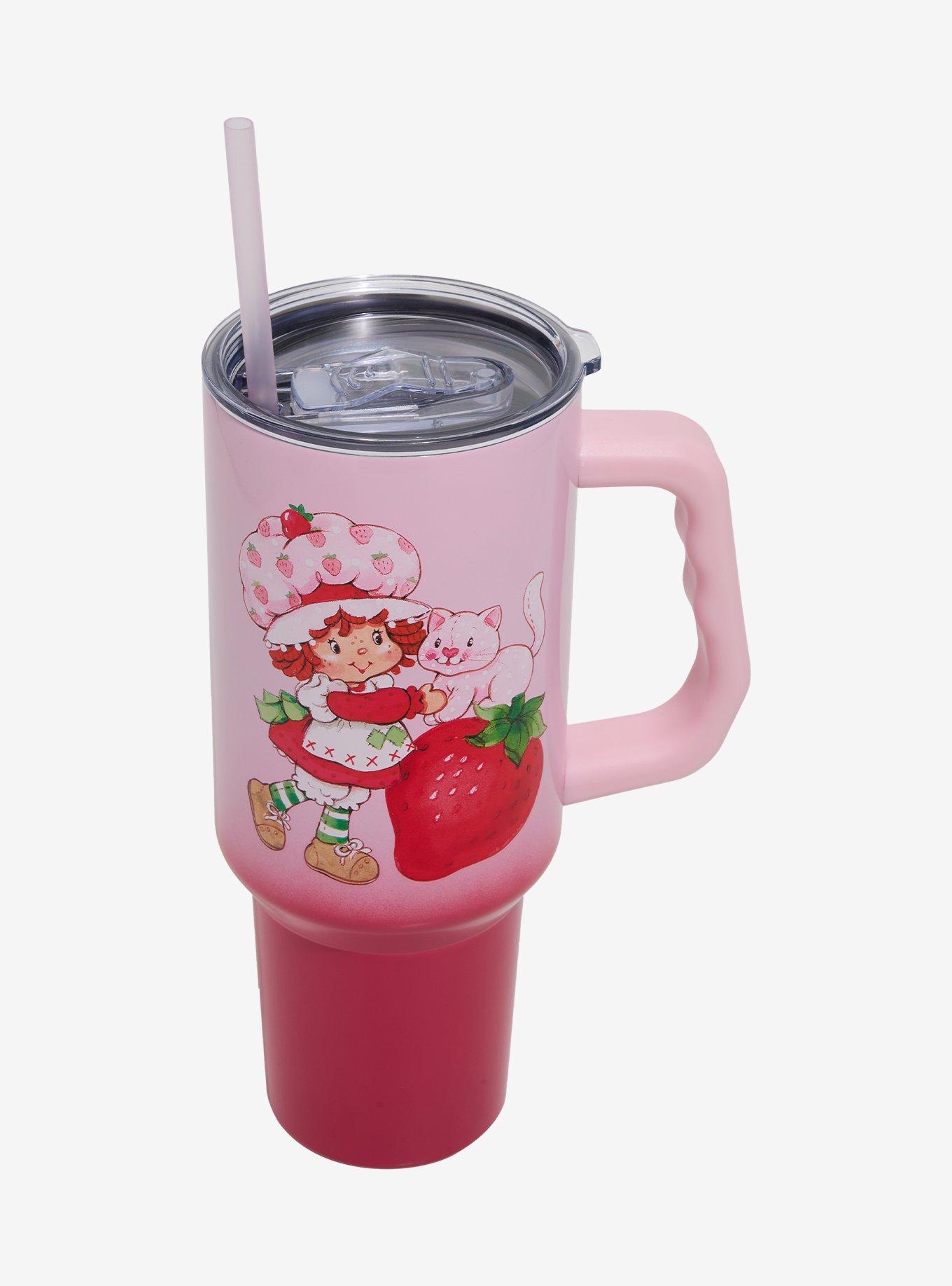 Marvel Strawberry Shortcake Vintage Ombré Tumbler With Handle, , hi-res