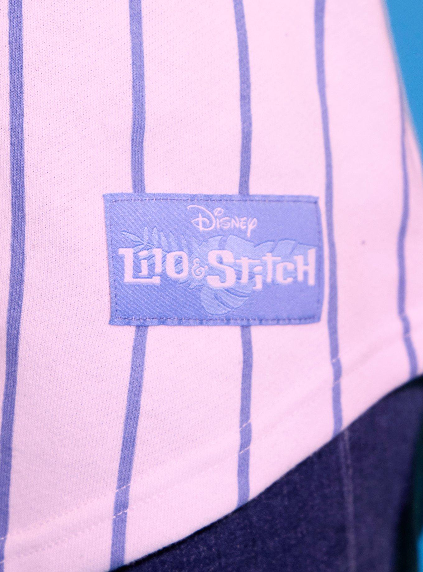Our Universe Disney Lilo & Stitch Ohana Hooded Baseball Jersey, MULTI, alternate