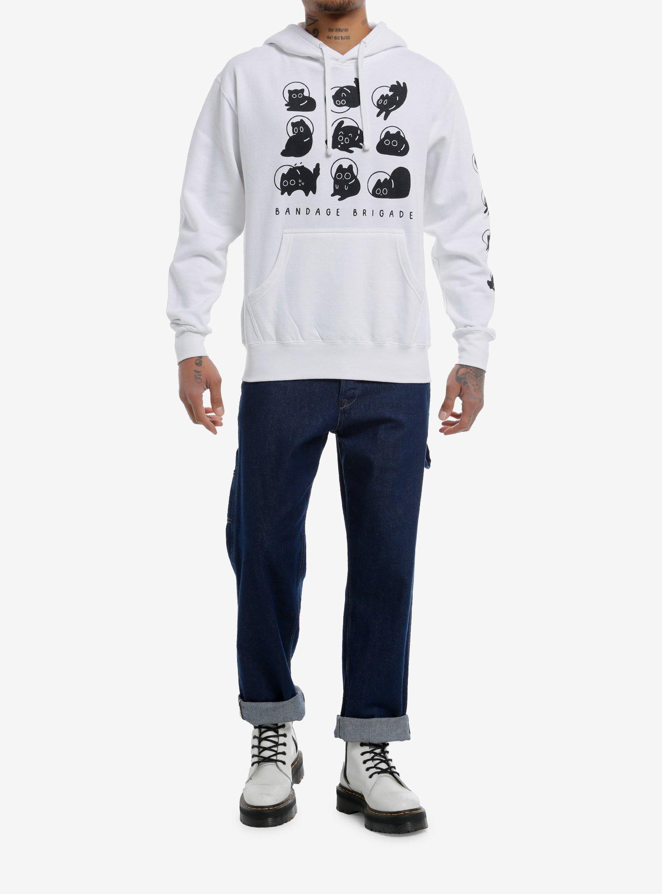 Black Cats Hoodie By Bandage Brigade, , hi-res