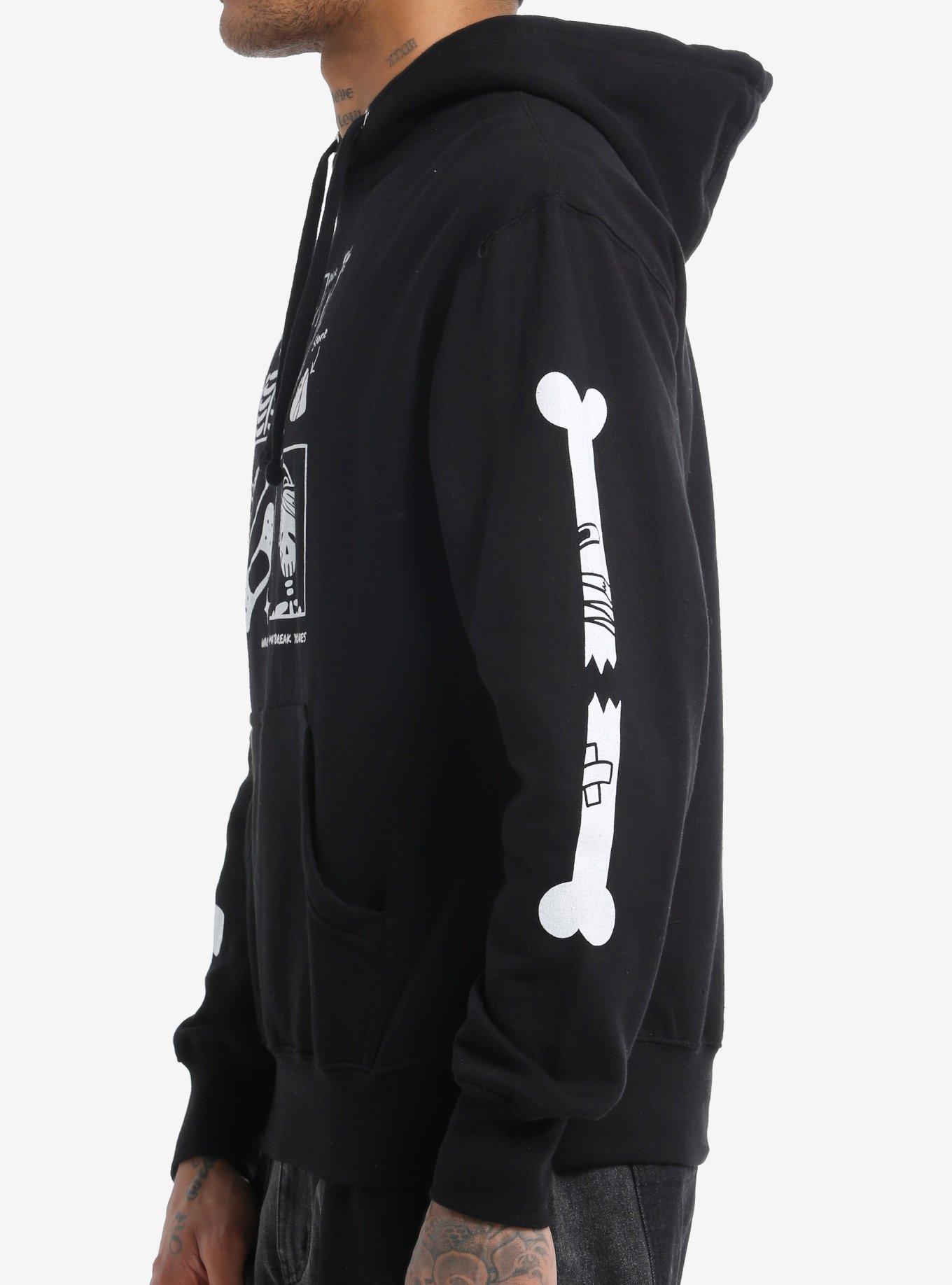 Bandage Brigade Sticks & Stones Grid Hoodie, MULTI, alternate