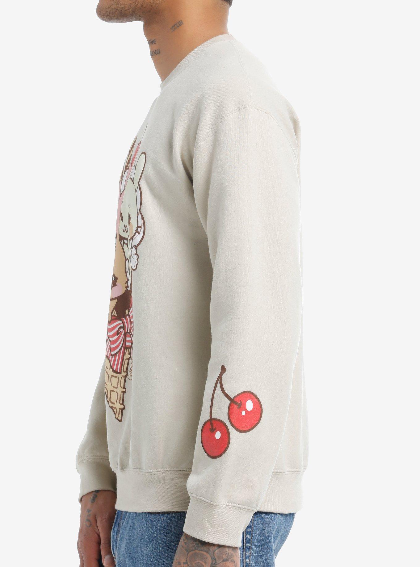 Bunny Ice Cream Sweatshirt By Little Celesse, MULTI, alternate