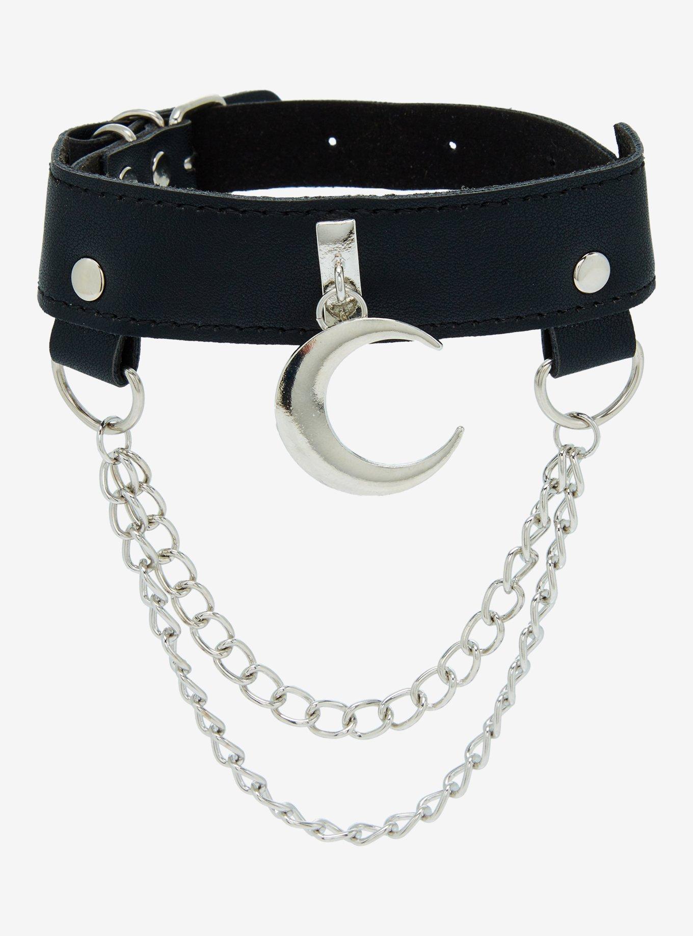 Thorn & Fable Moon Chain Boot Anklet Set, , alternate