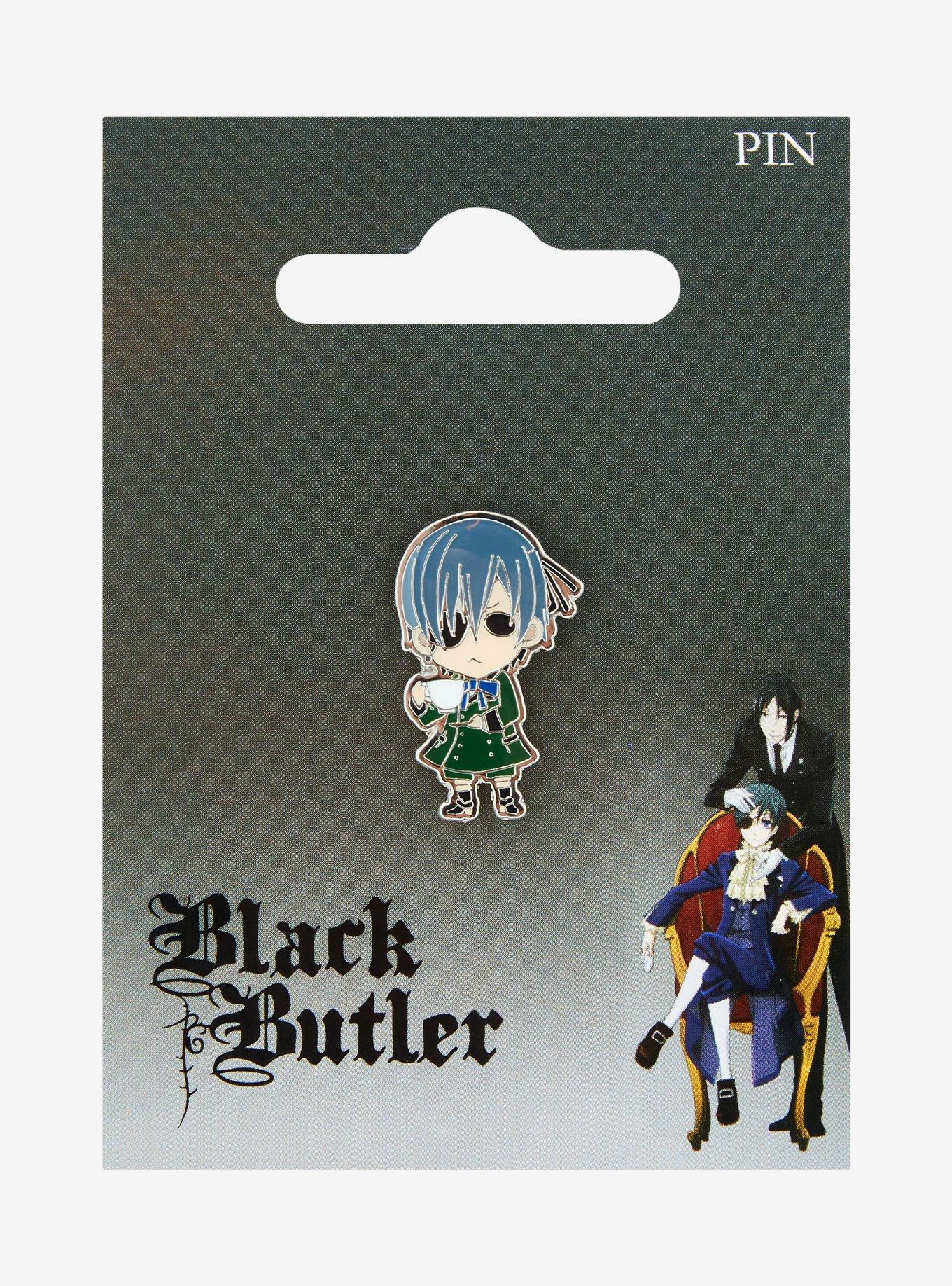 Black Butler Chibi Ciel Enamel Pin, , hi-res