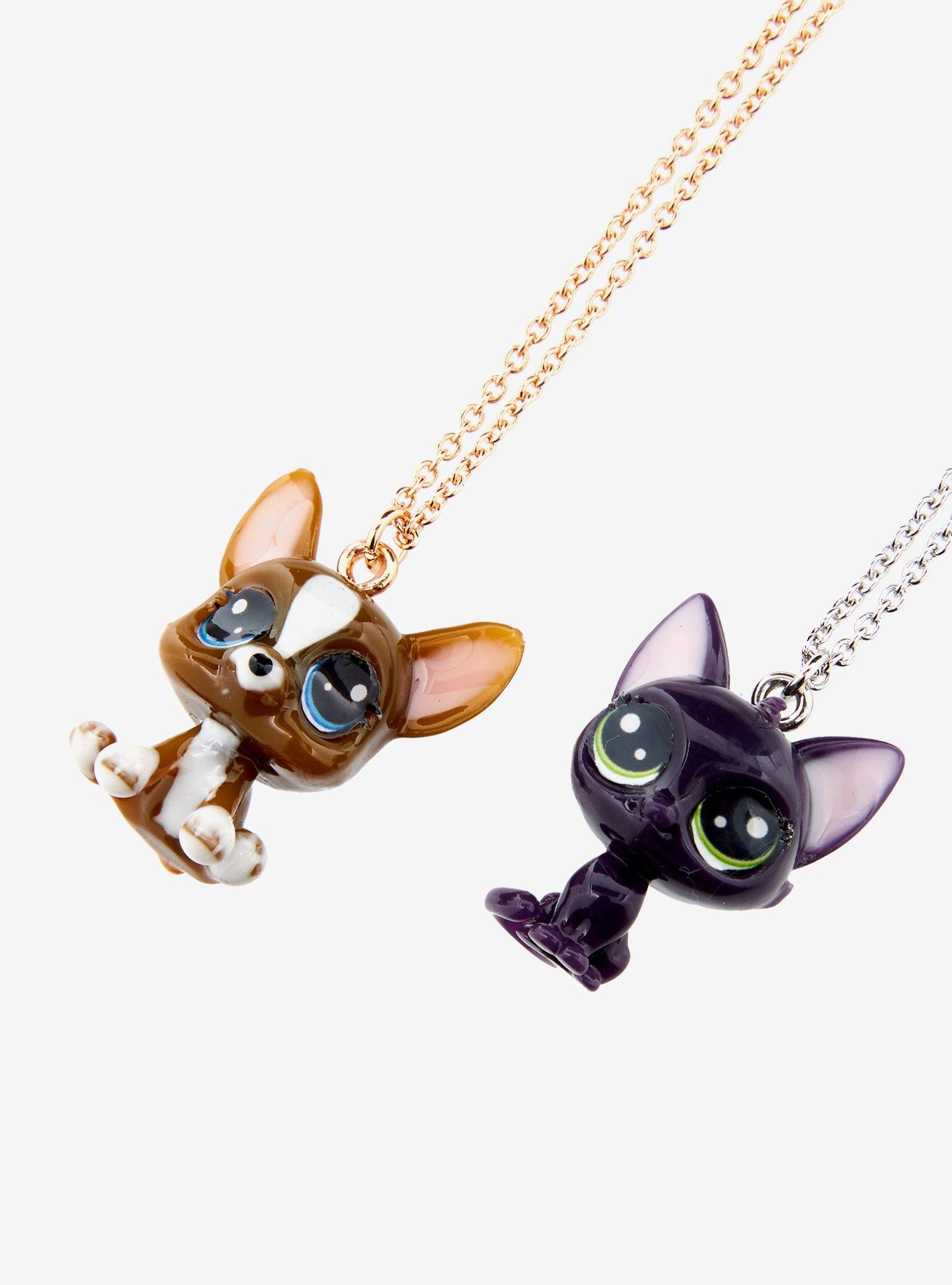 Littlest Pet Shop Cat & Dog Best Friend Necklace Set, , hi-res