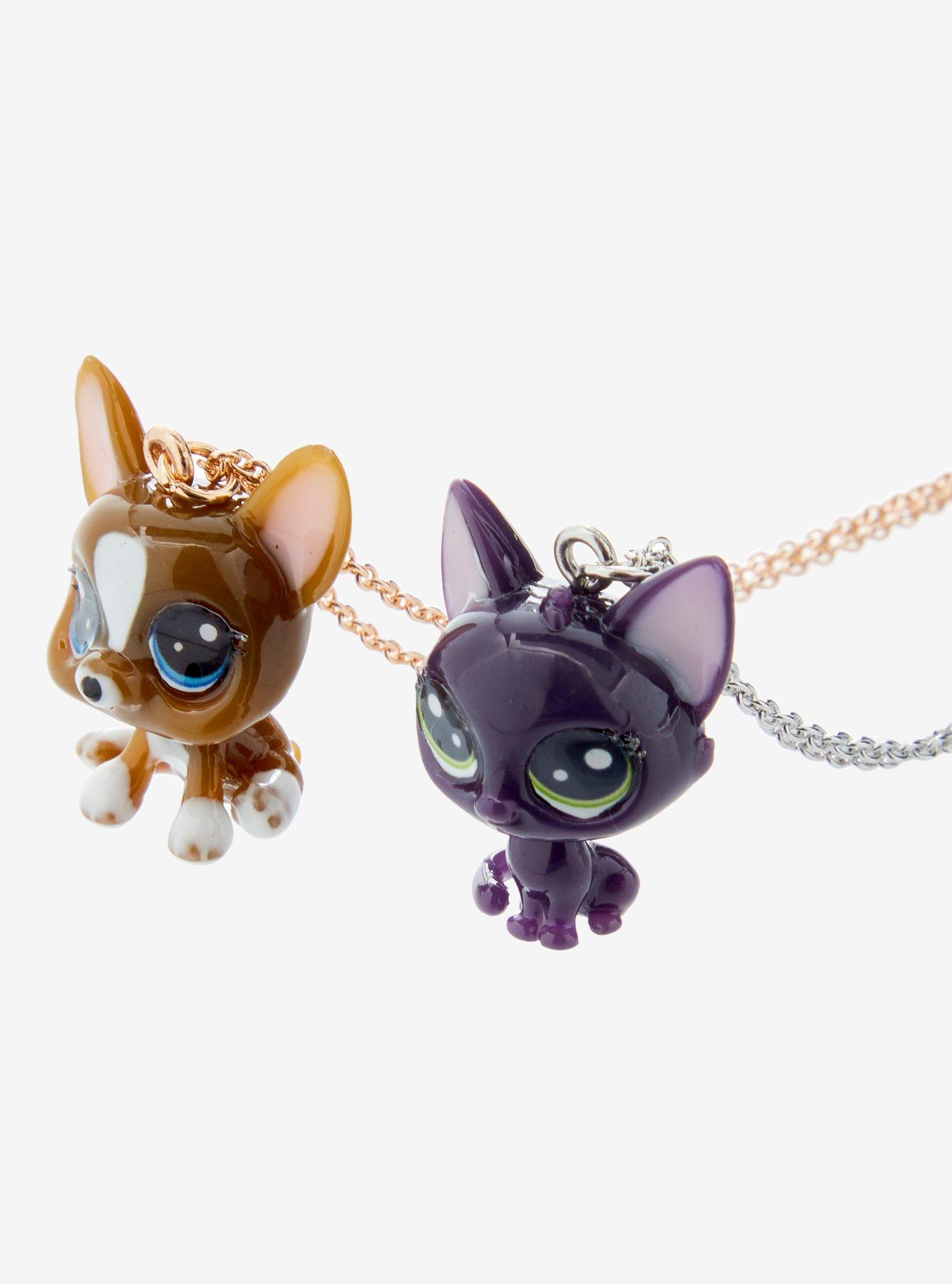 Littlest Pet Shop Cat & Dog Best Friend Necklace Set, , alternate