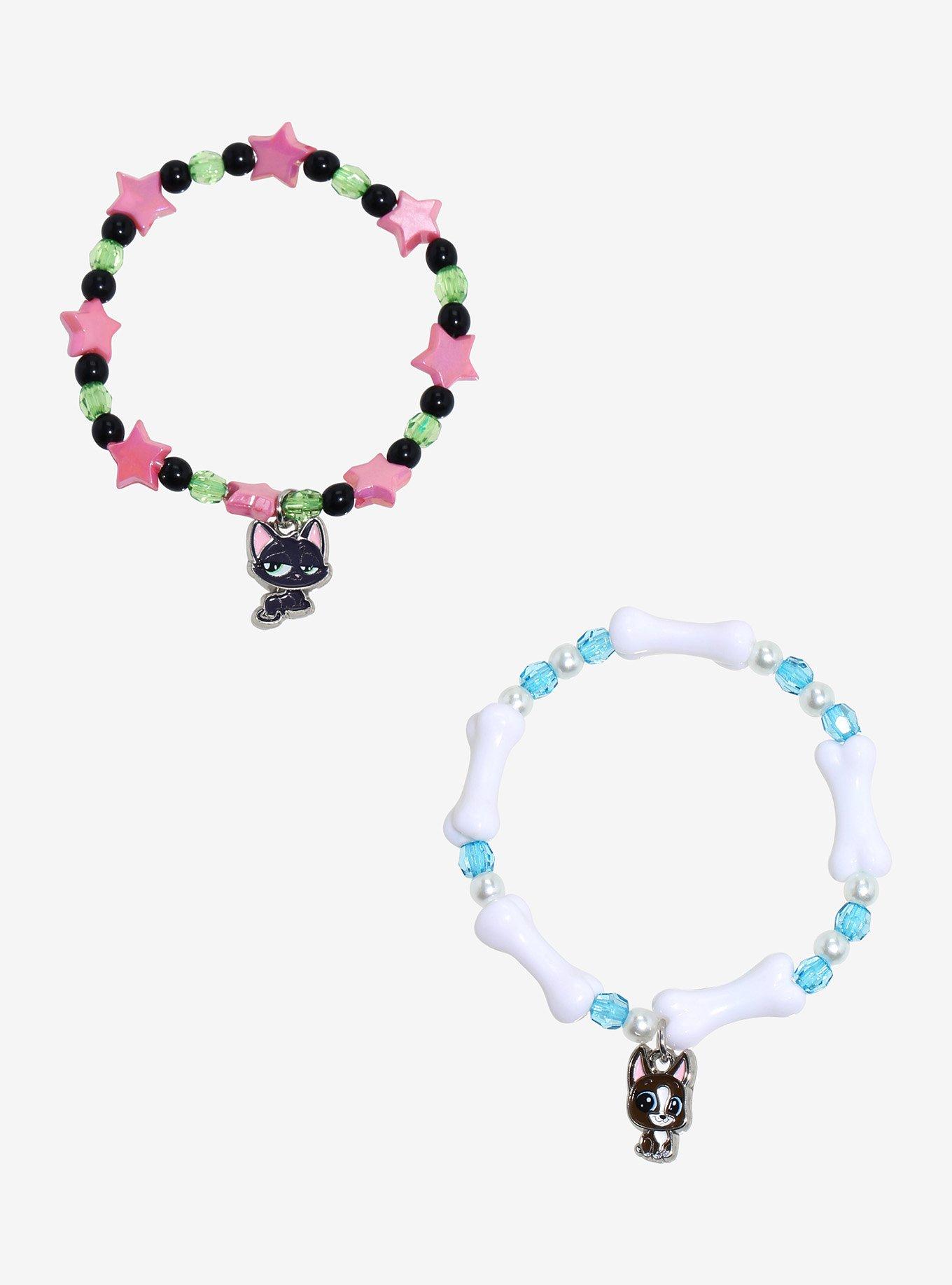 Littlest Pet Shop Dog & Cat Best Friend Bead Bracelet Set, , hi-res