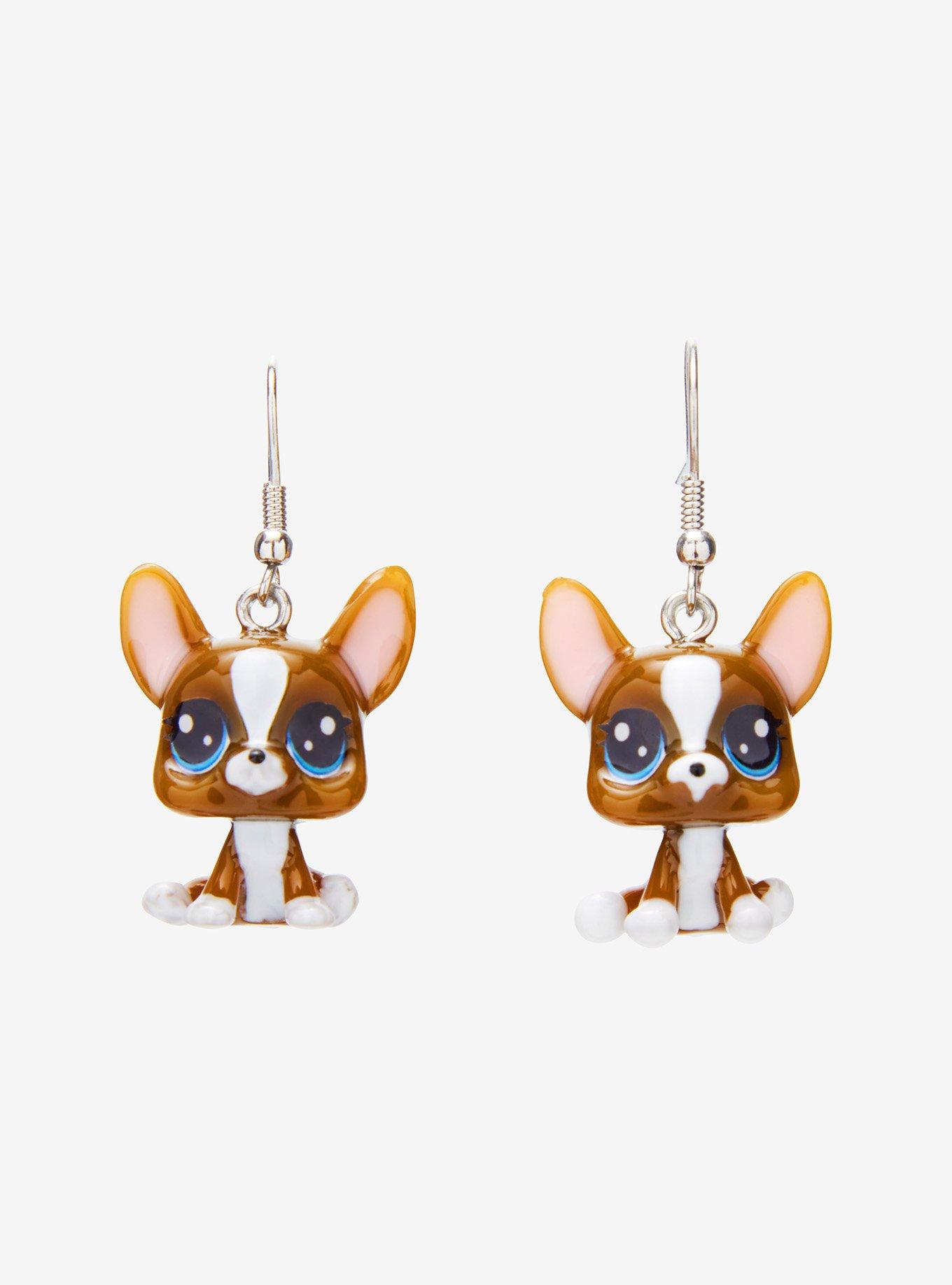 Littlest Pet Shop Dog 3D Drop Earrings, , hi-res