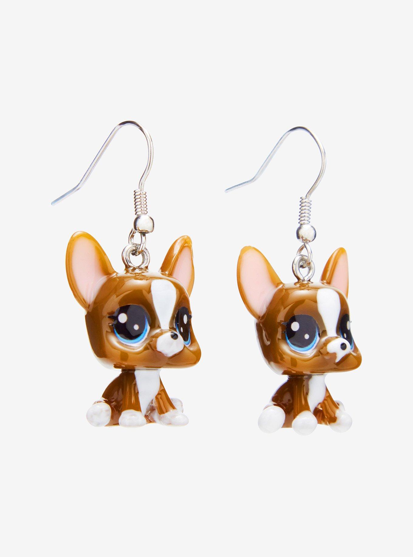 Littlest Pet Shop Dog 3D Drop Earrings, , alternate