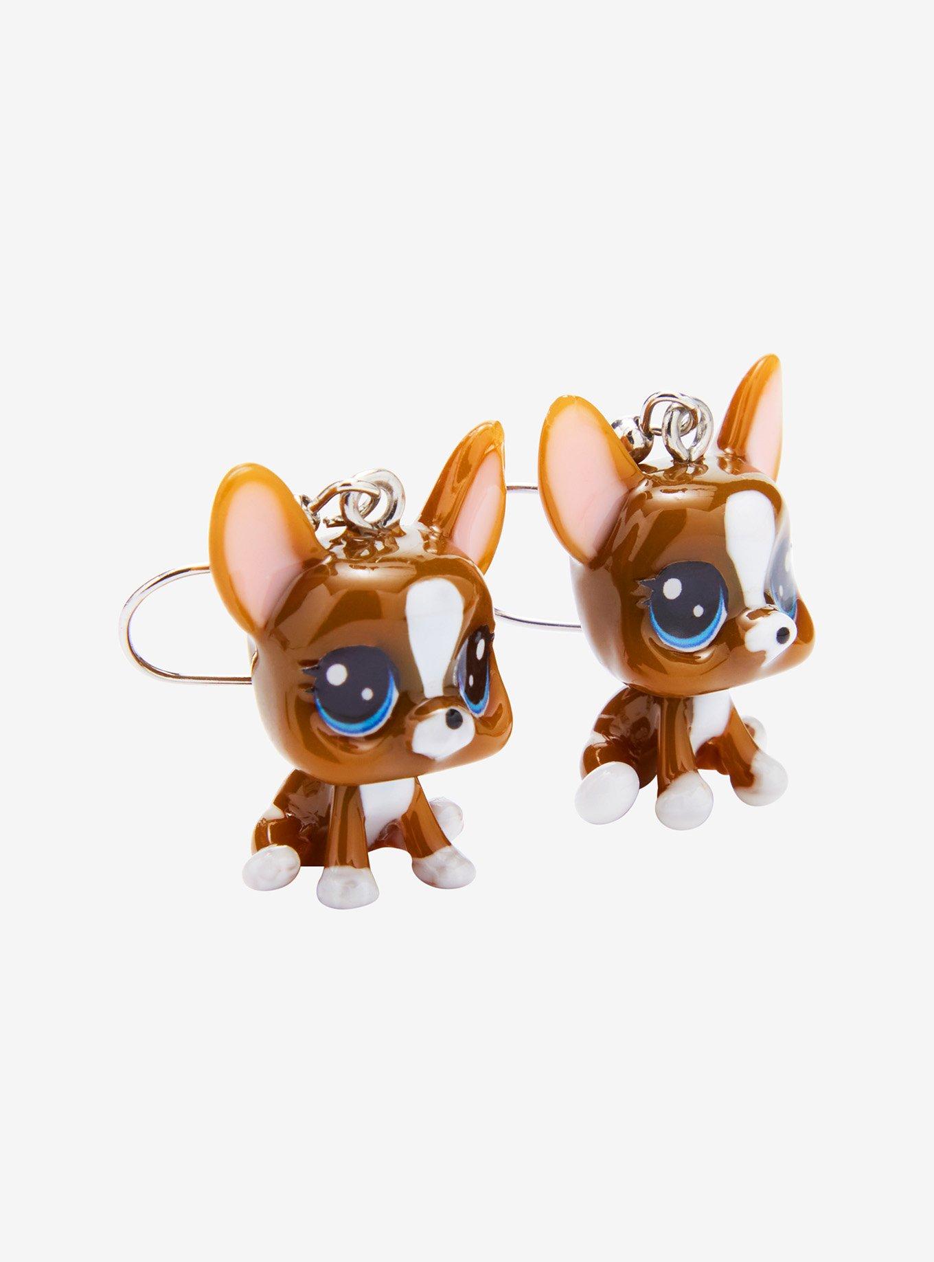 Littlest Pet Shop Dog 3D Drop Earrings, , alternate