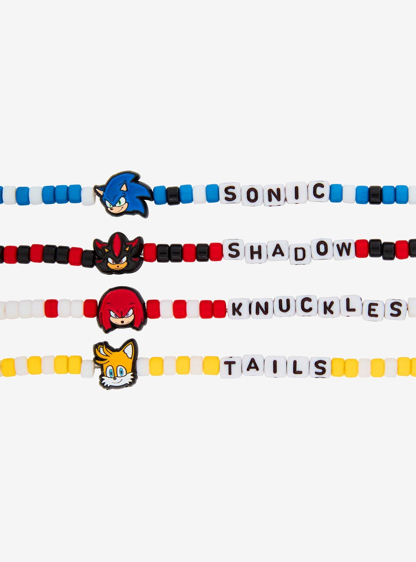 Sonic The Hedgehog Character Bead Bracelet Set, , alternate