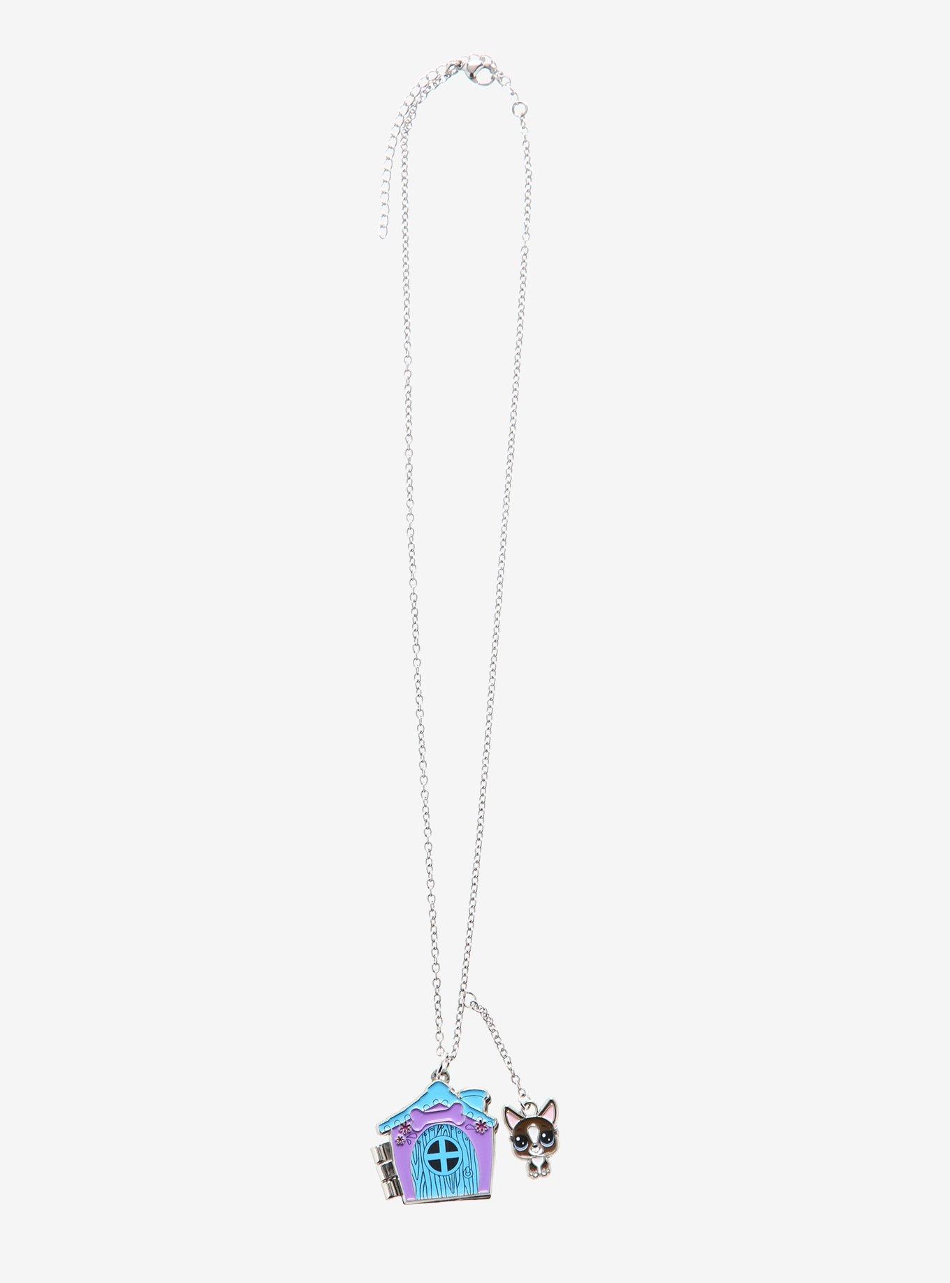 Littlest Pet Shop Dog House Locket Necklace, , alternate