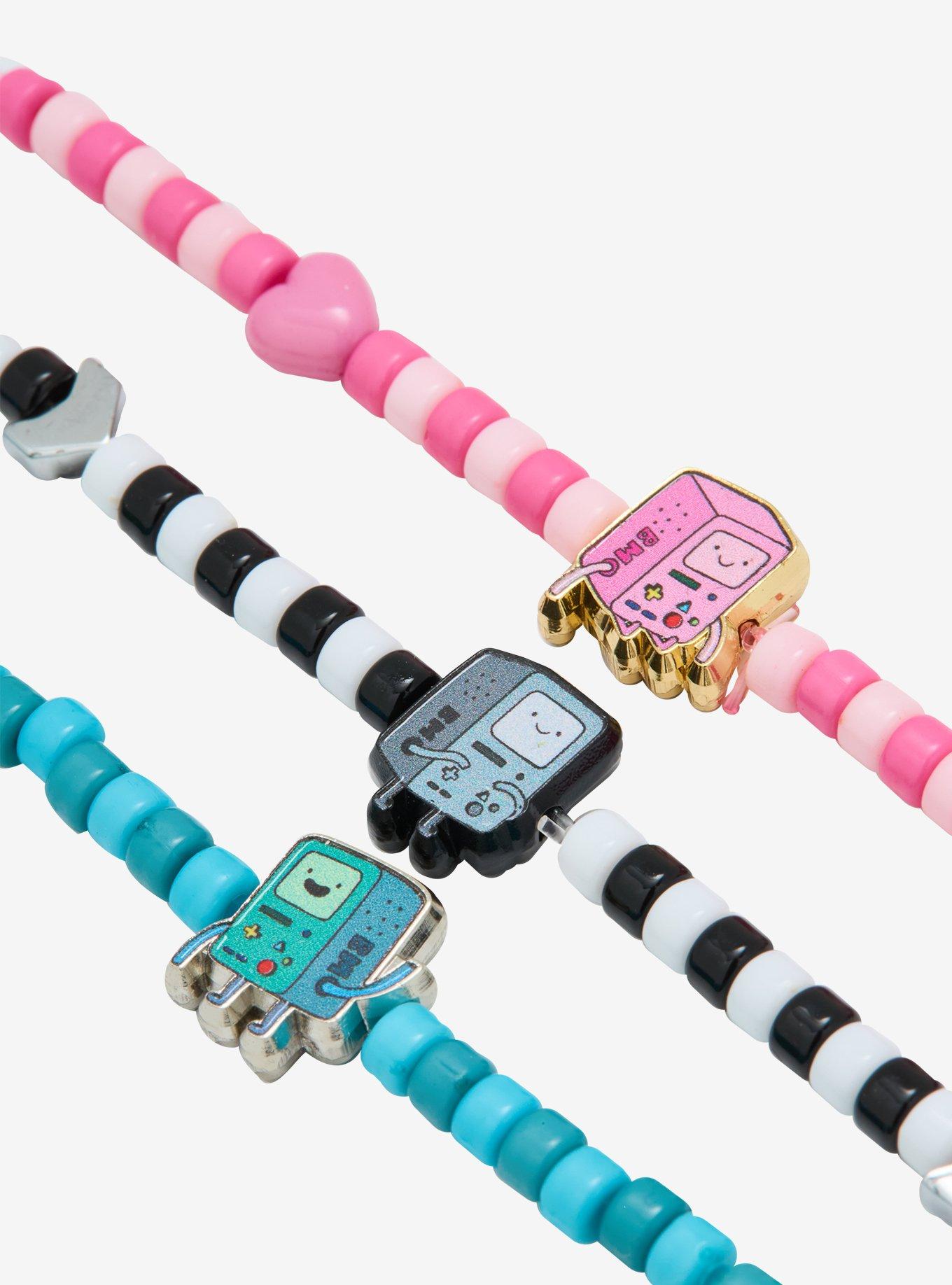 Adventure Time BMO Trio Bead Bracelet Set, , alternate