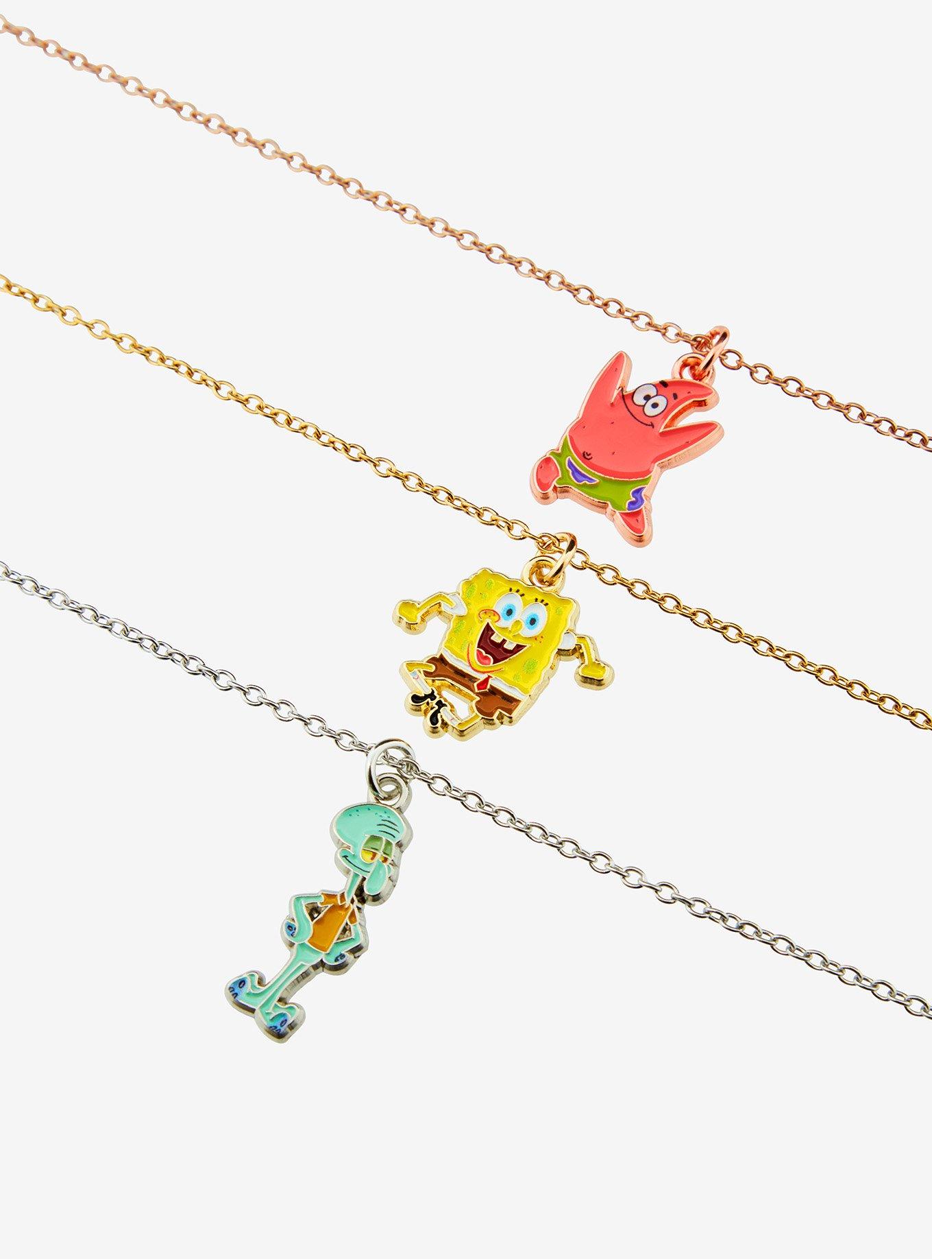 SpongeBob SquarePants Trio Necklace Set, , alternate